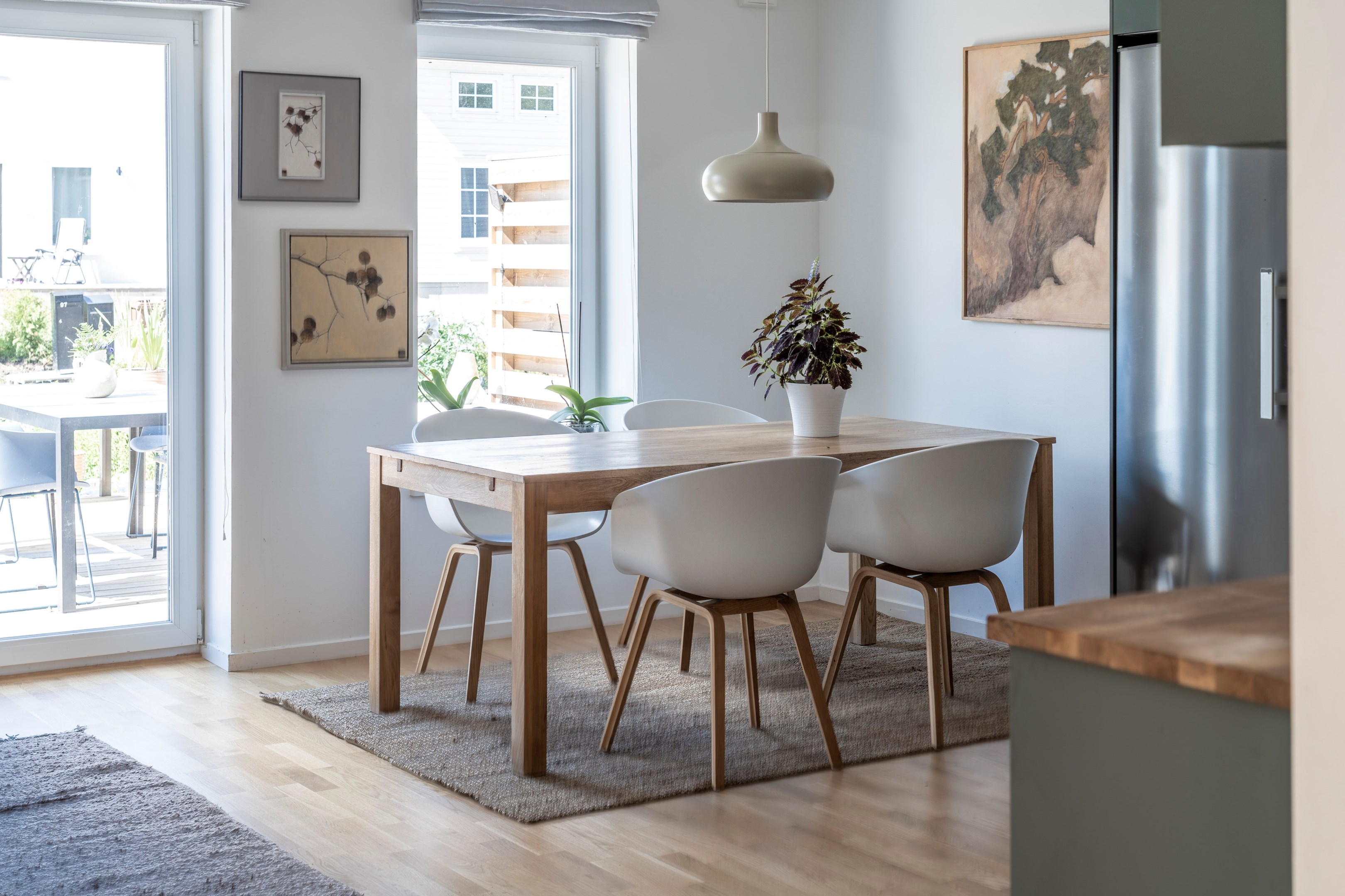 Plats för matbord