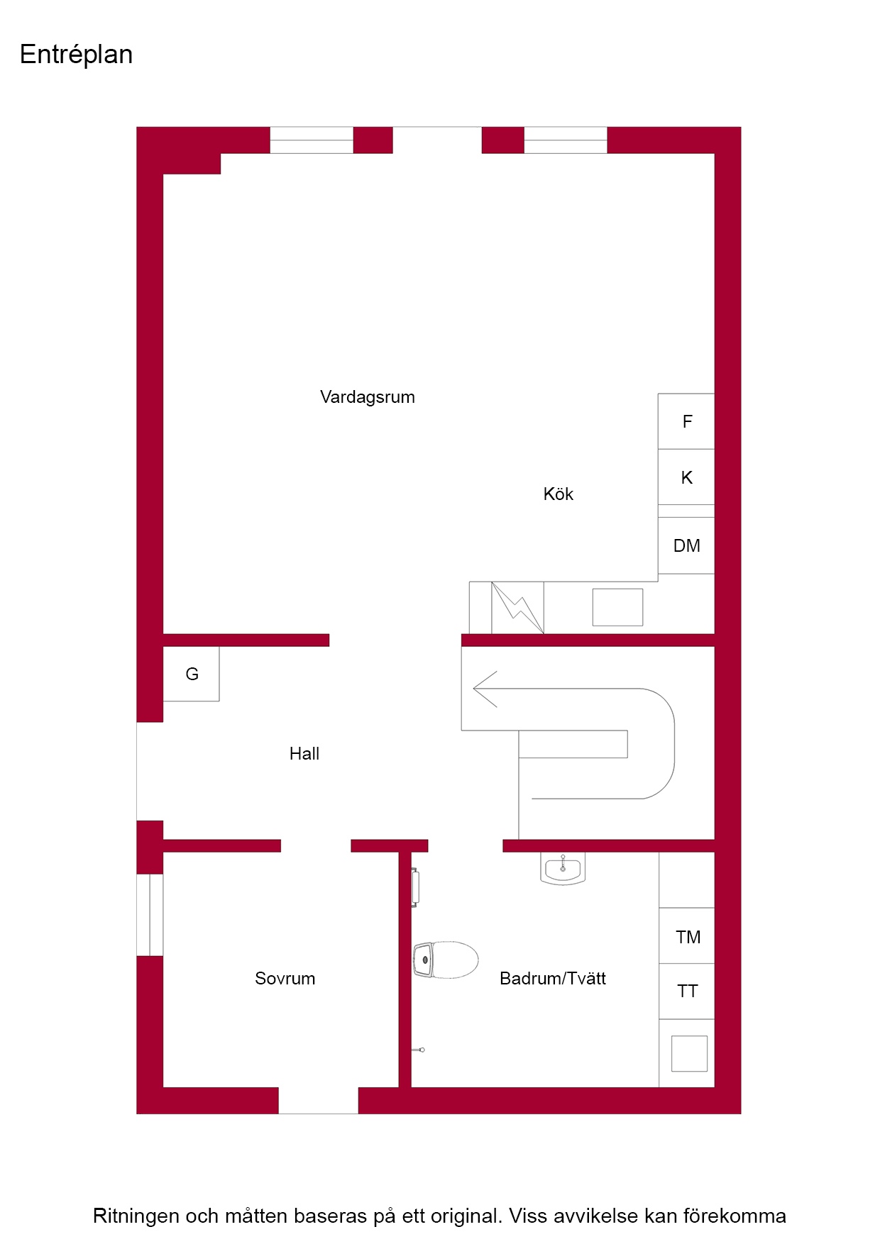 Planlösning entréplan