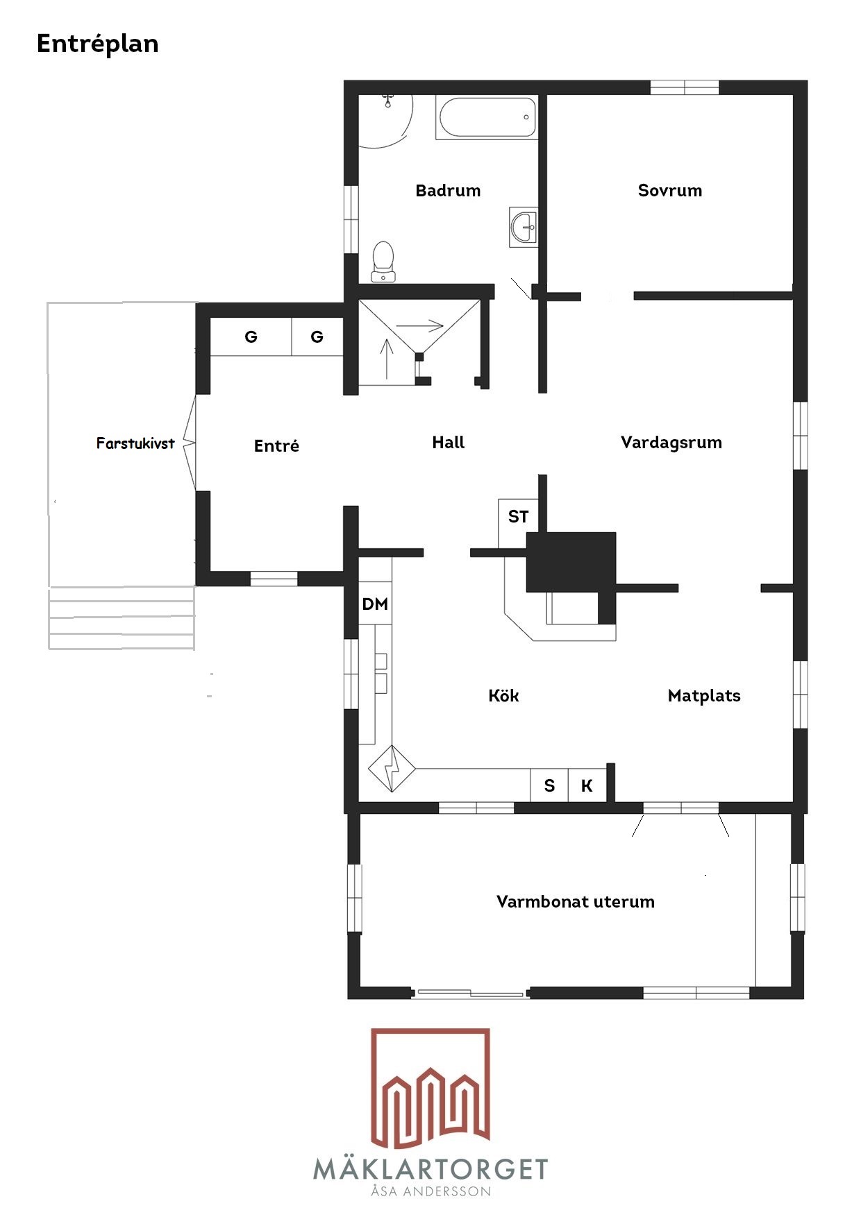 Planritning entréplan