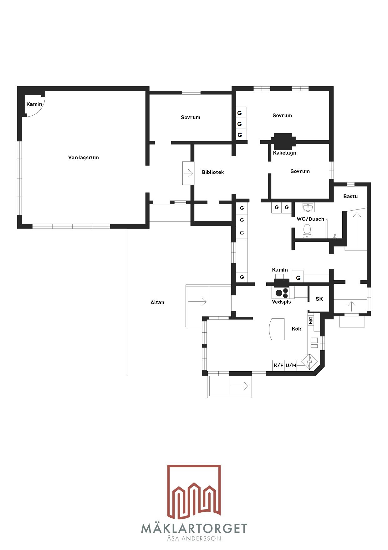 Planritning entréplan