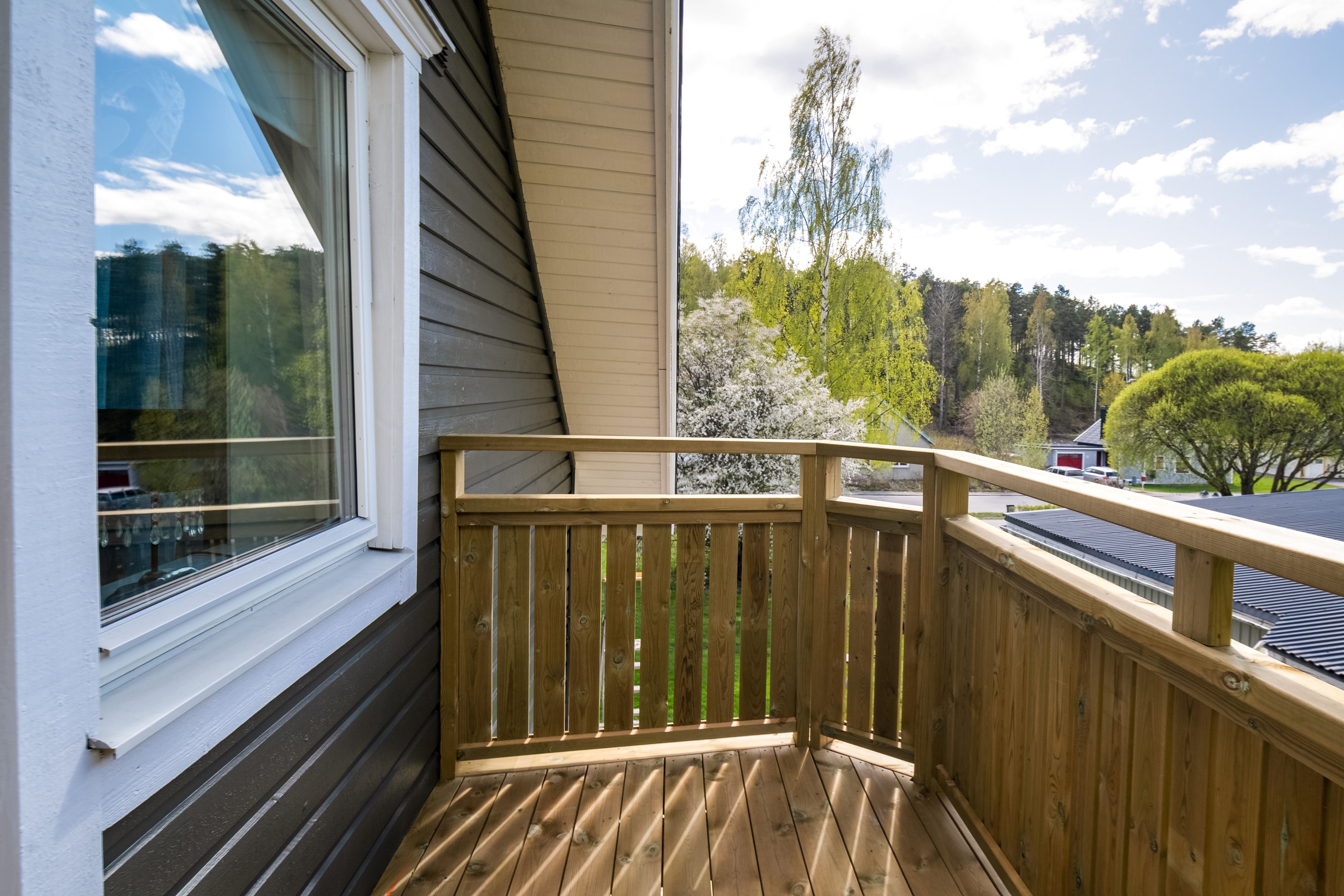 Balkong mot sydväst