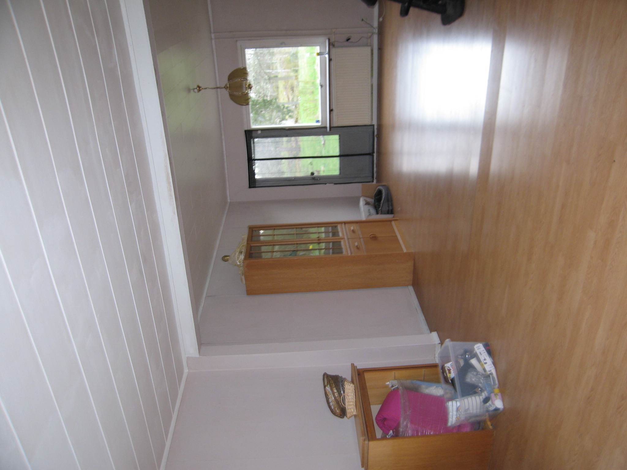 Utgång till altan från vardagsrum