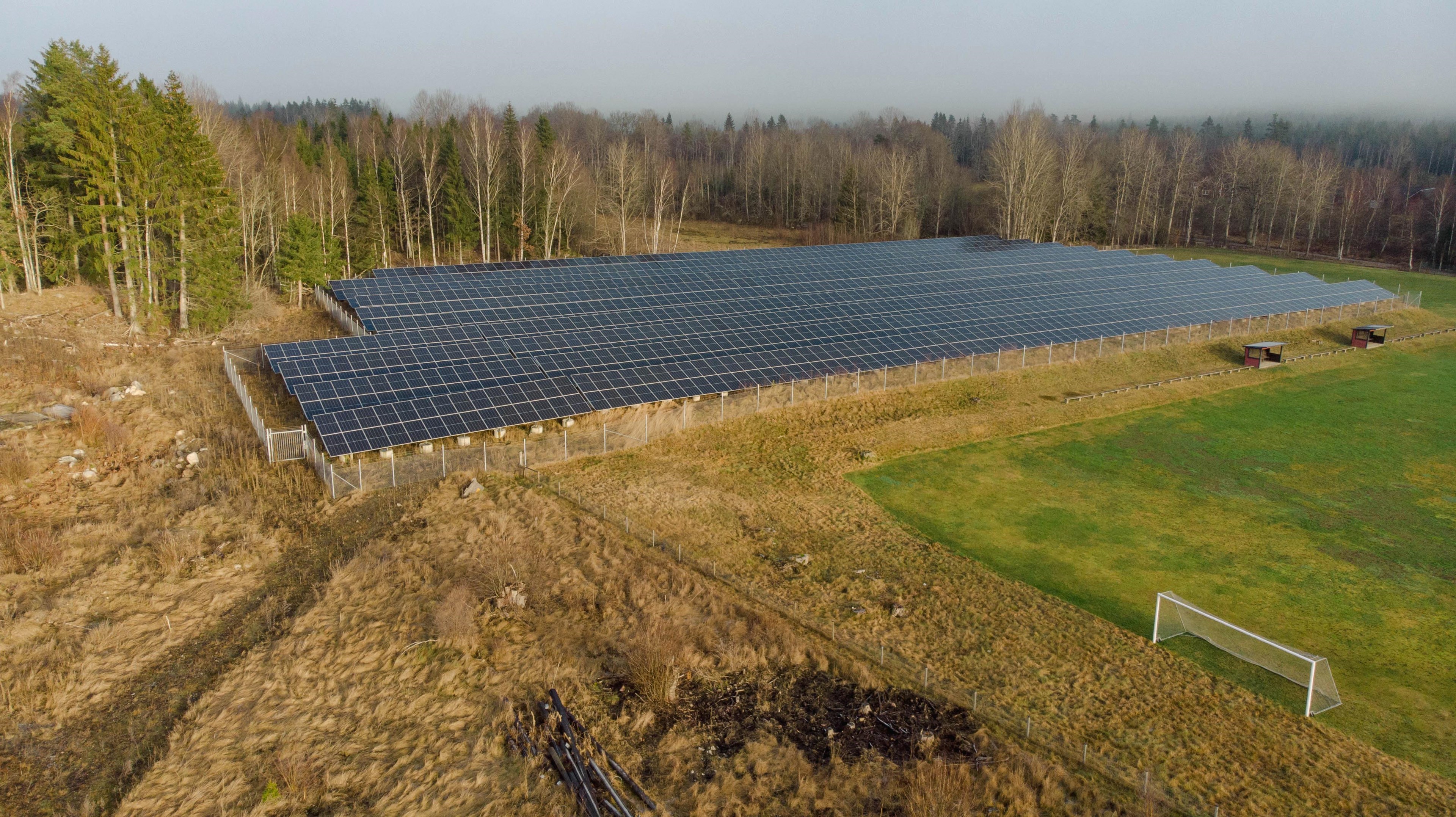 Solcells park
