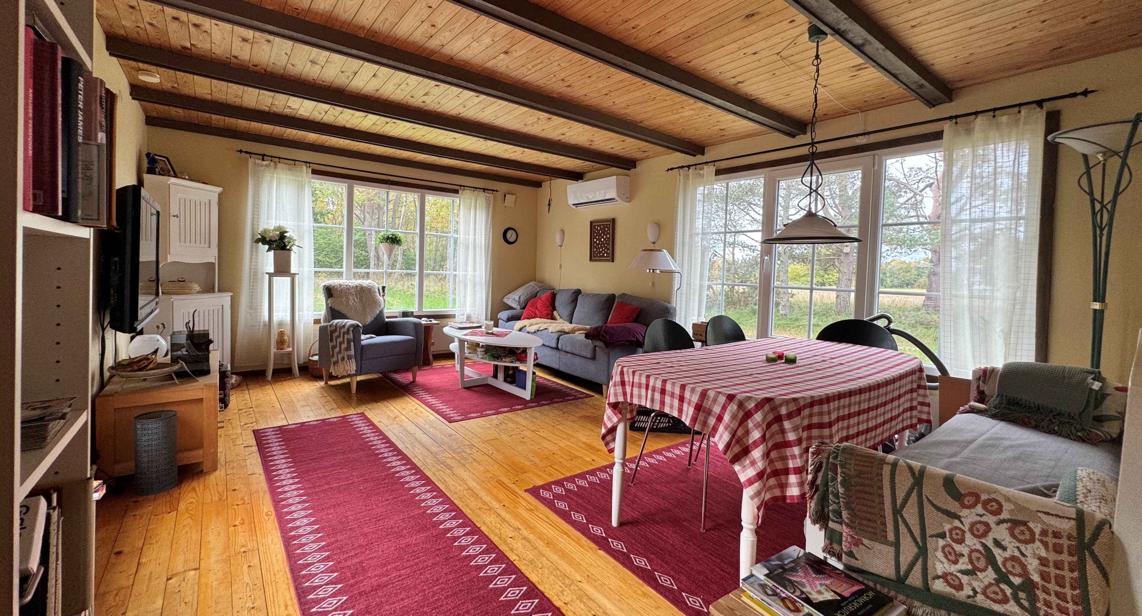 Vardagsrum i tillbygget