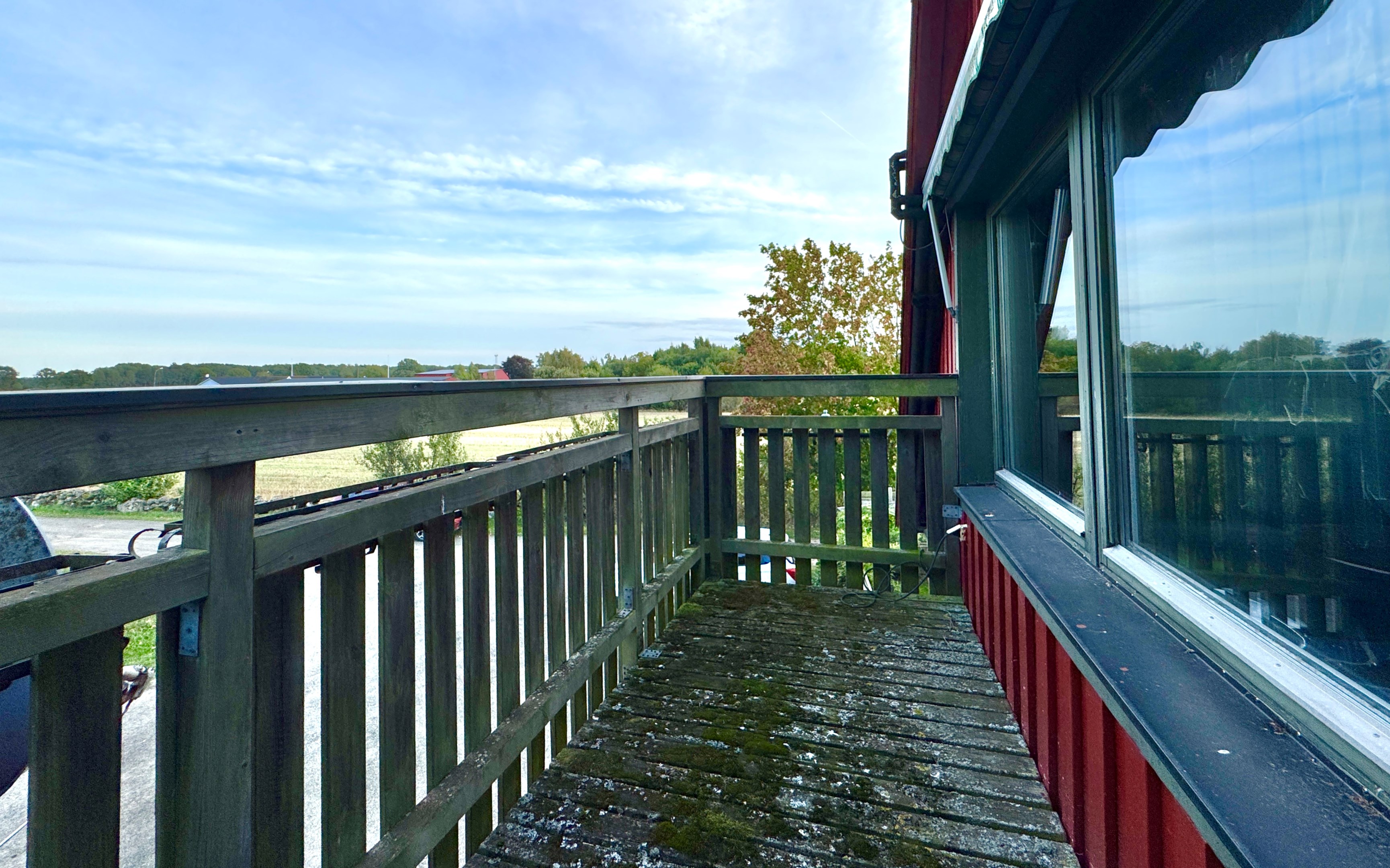 Vy från balkong åt öster