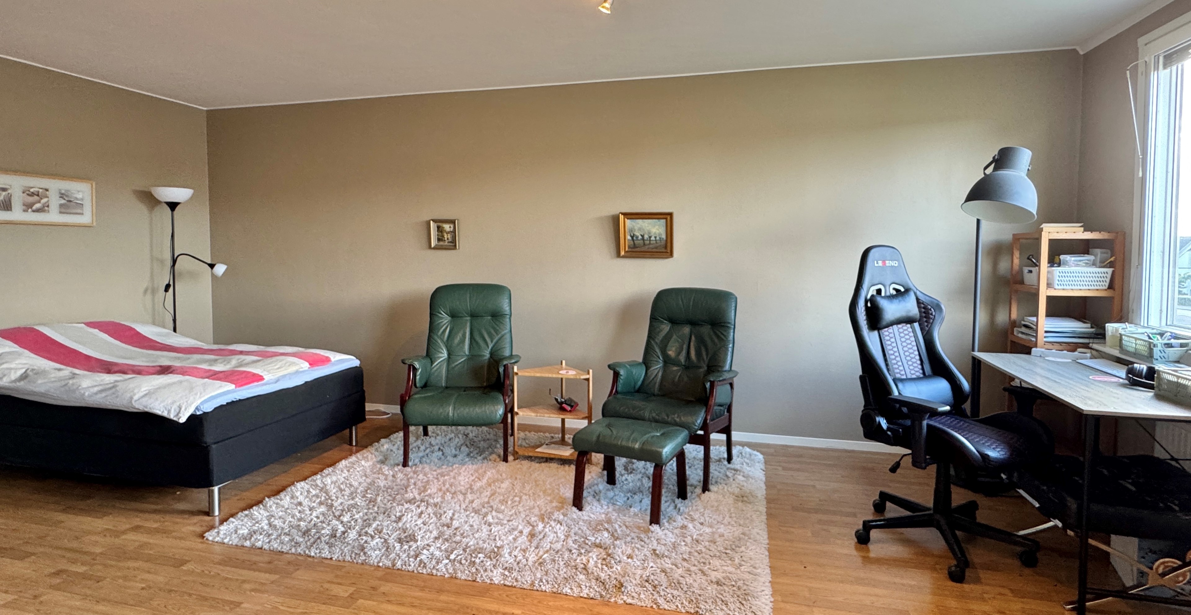 Allrummet med sovalkov