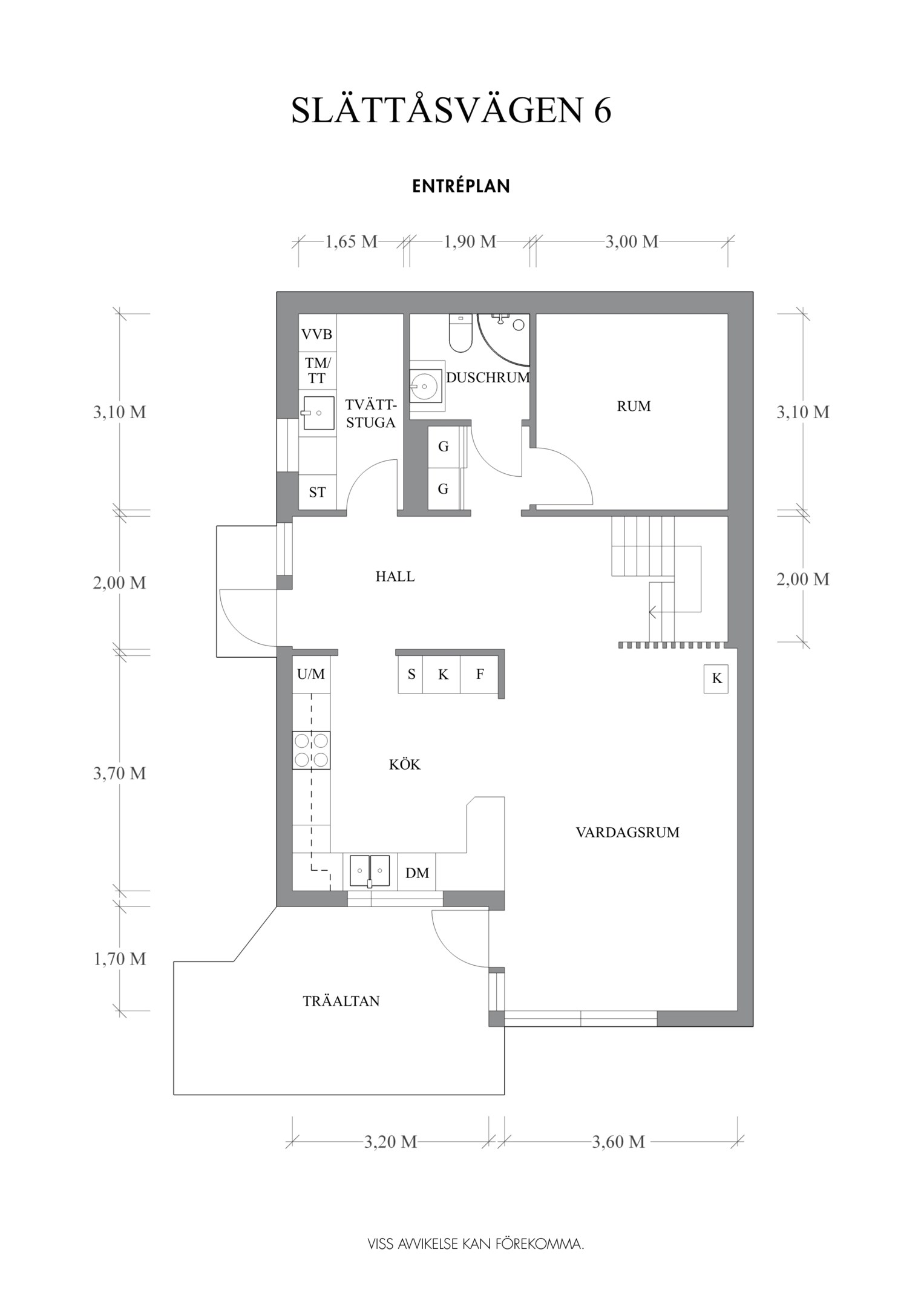 Planskiss entréplan