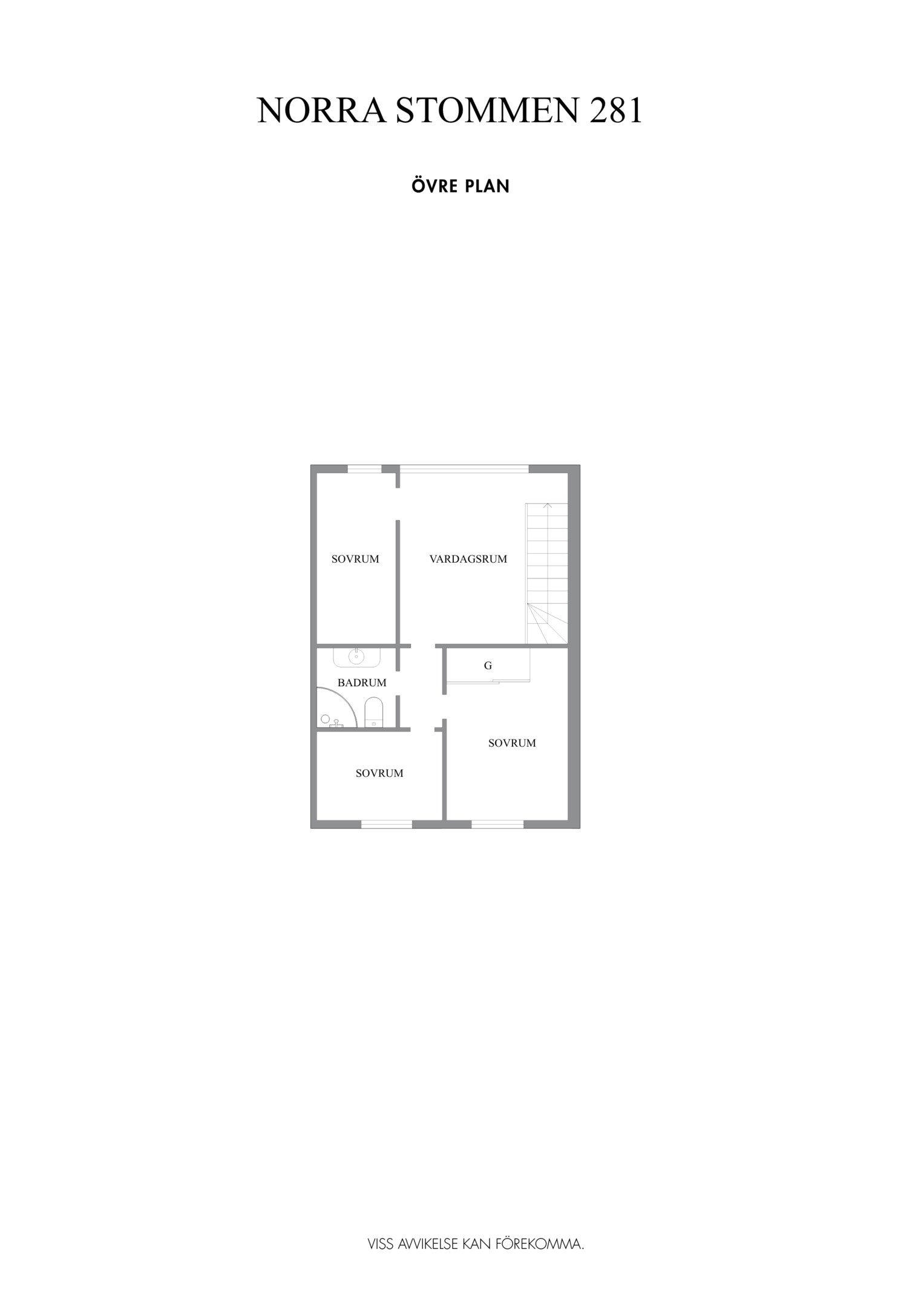 Planskiss övre plan