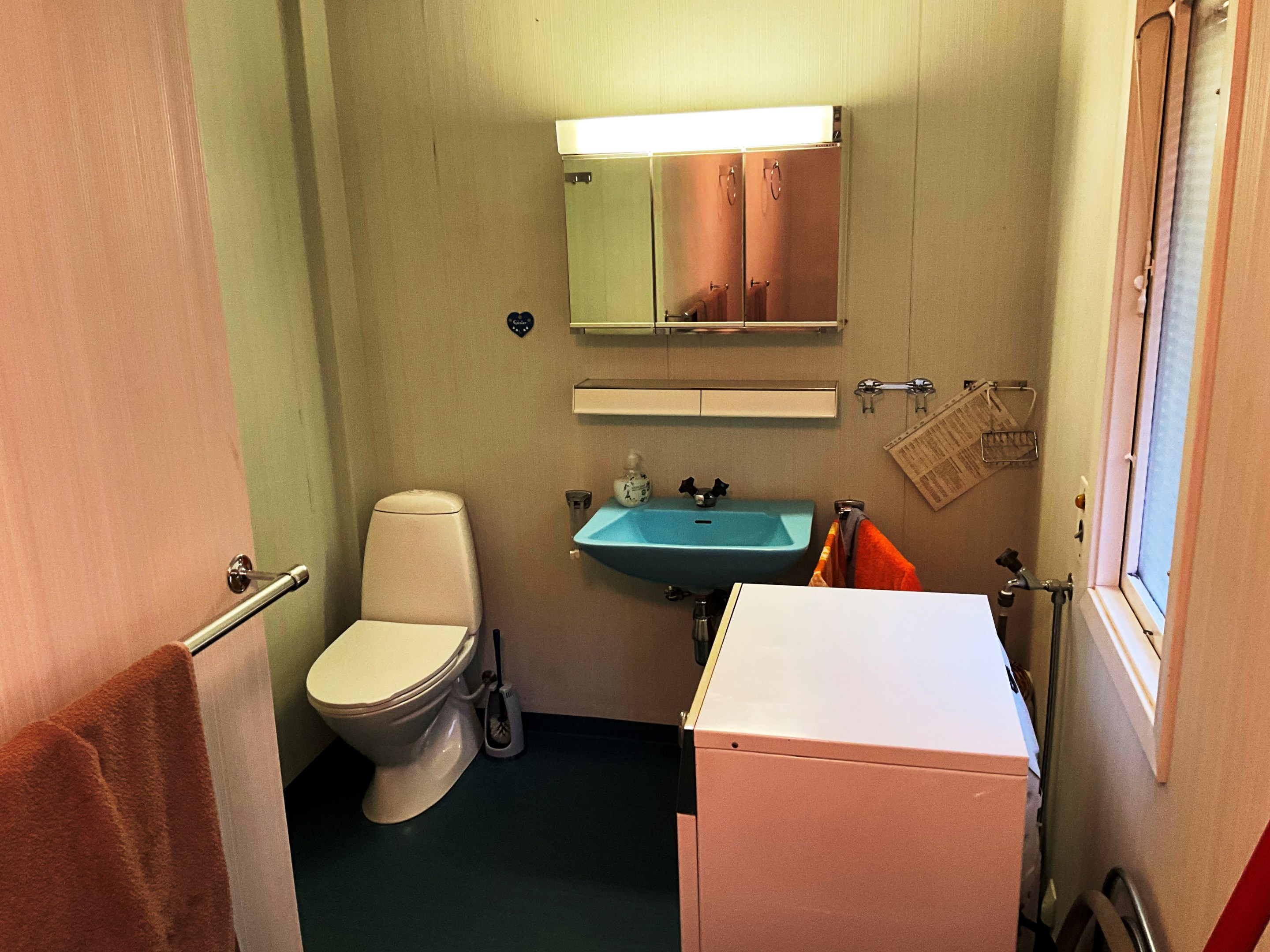 Bad-toilet stueplan