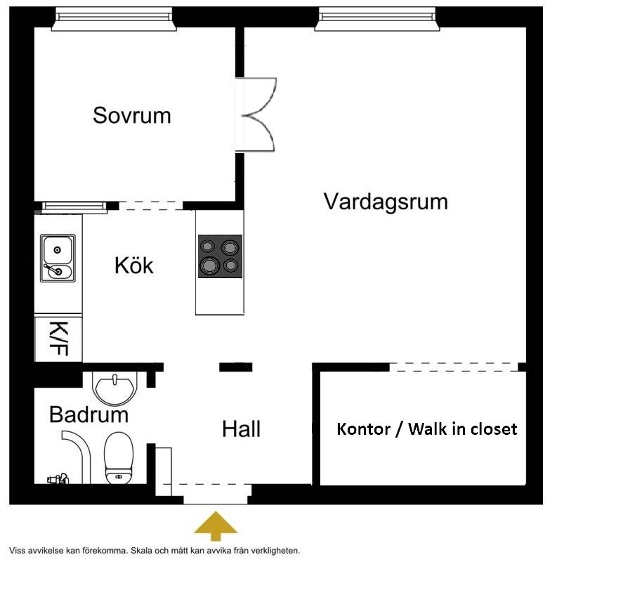 Alternativ planlösning 1