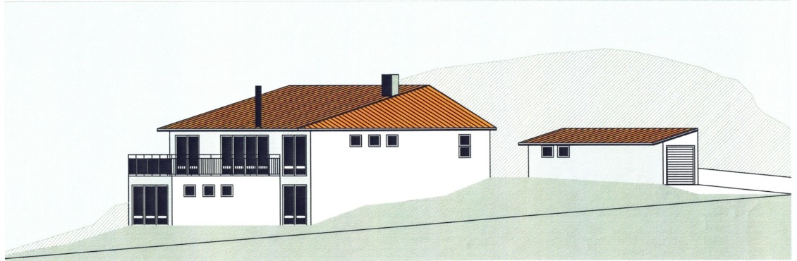 Idéskiss arkitektritat hus