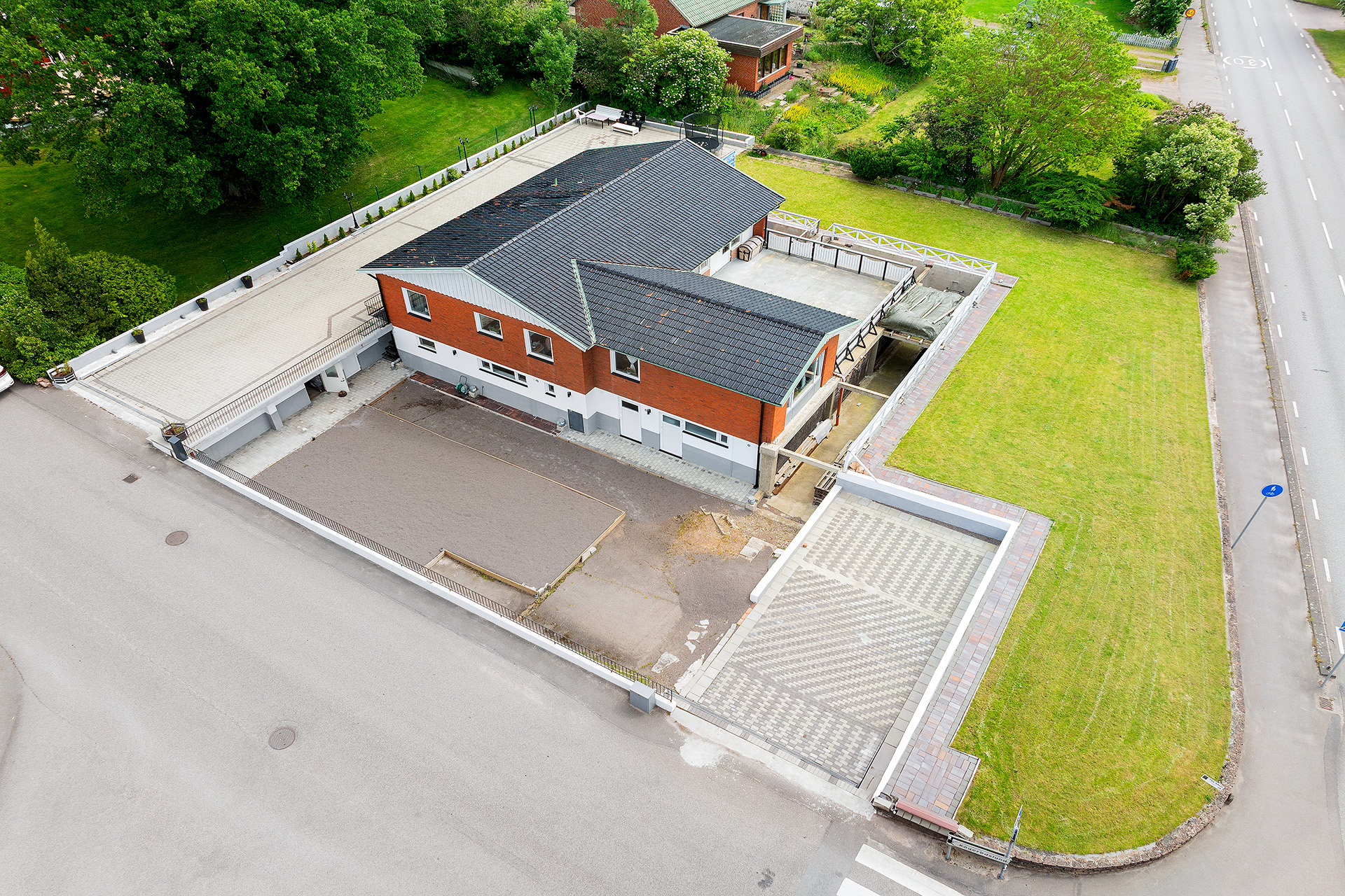 Hörnläge med många möjligheter