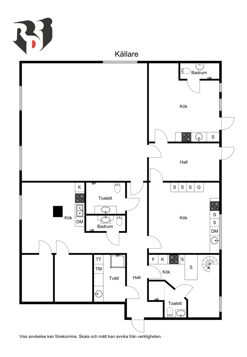 Planlösning källare