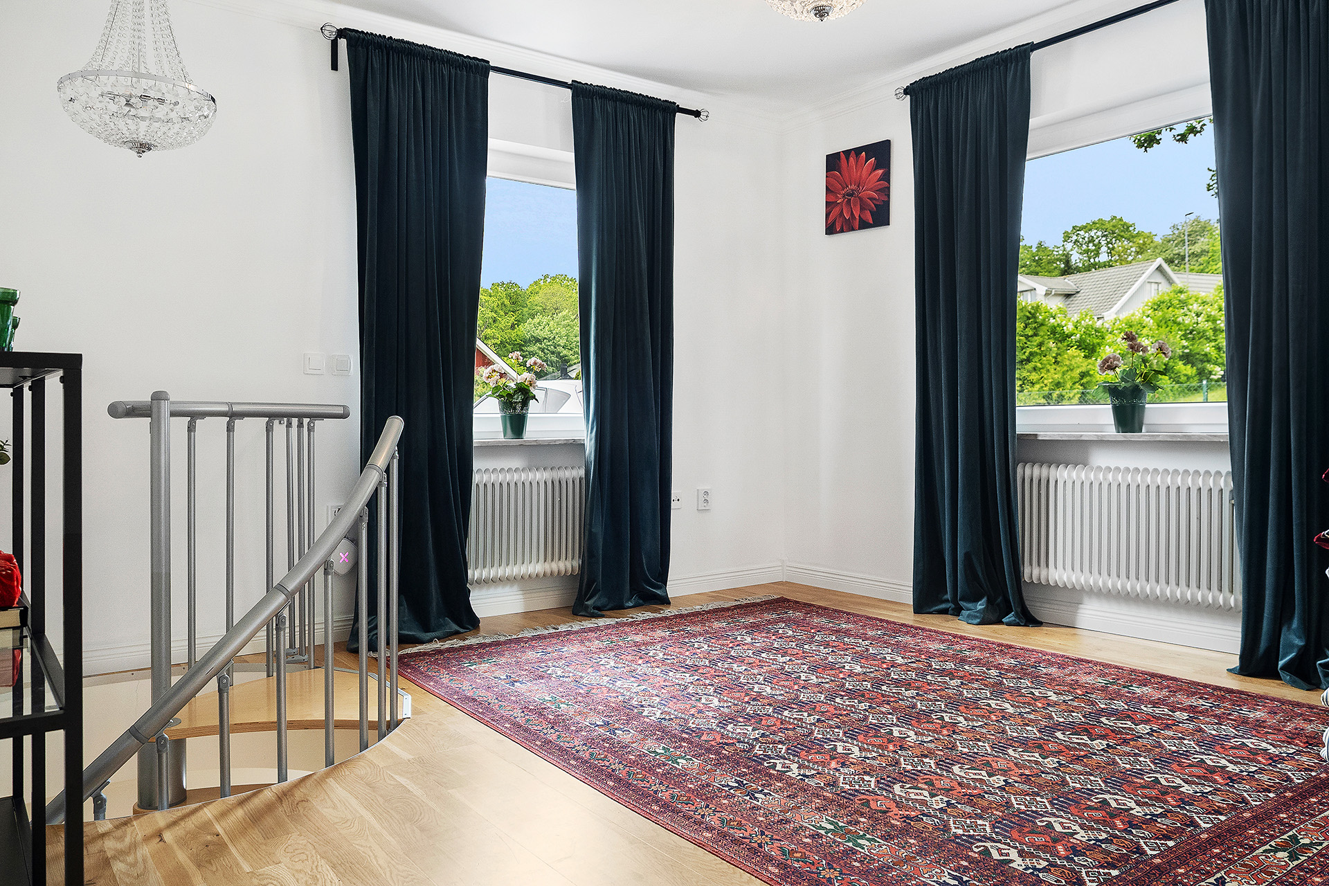 Sovrum direkt till höger när du kommer in i huset