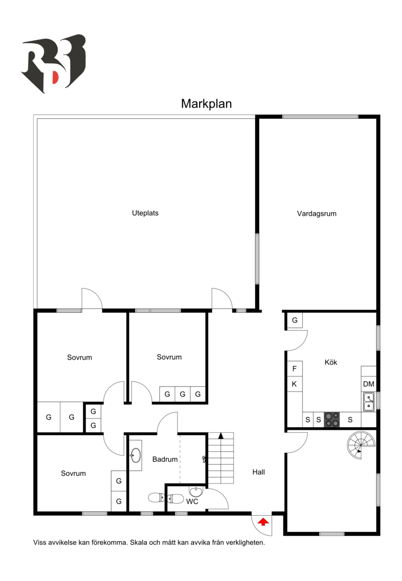 Planlösning entréplan