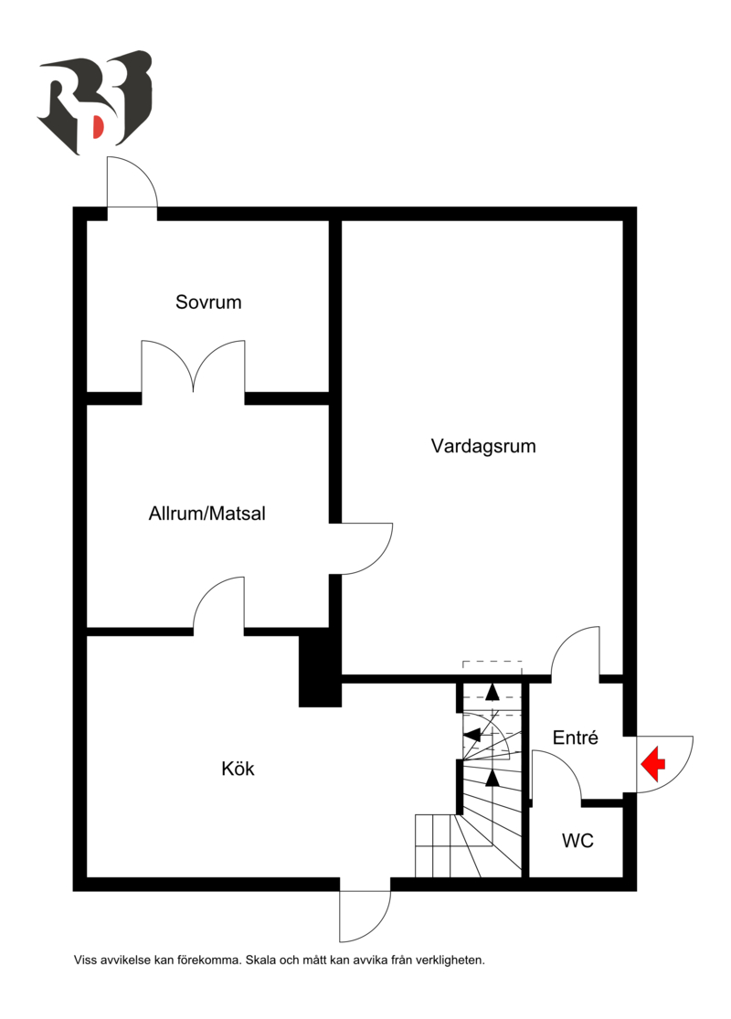 Planlösning entréplan