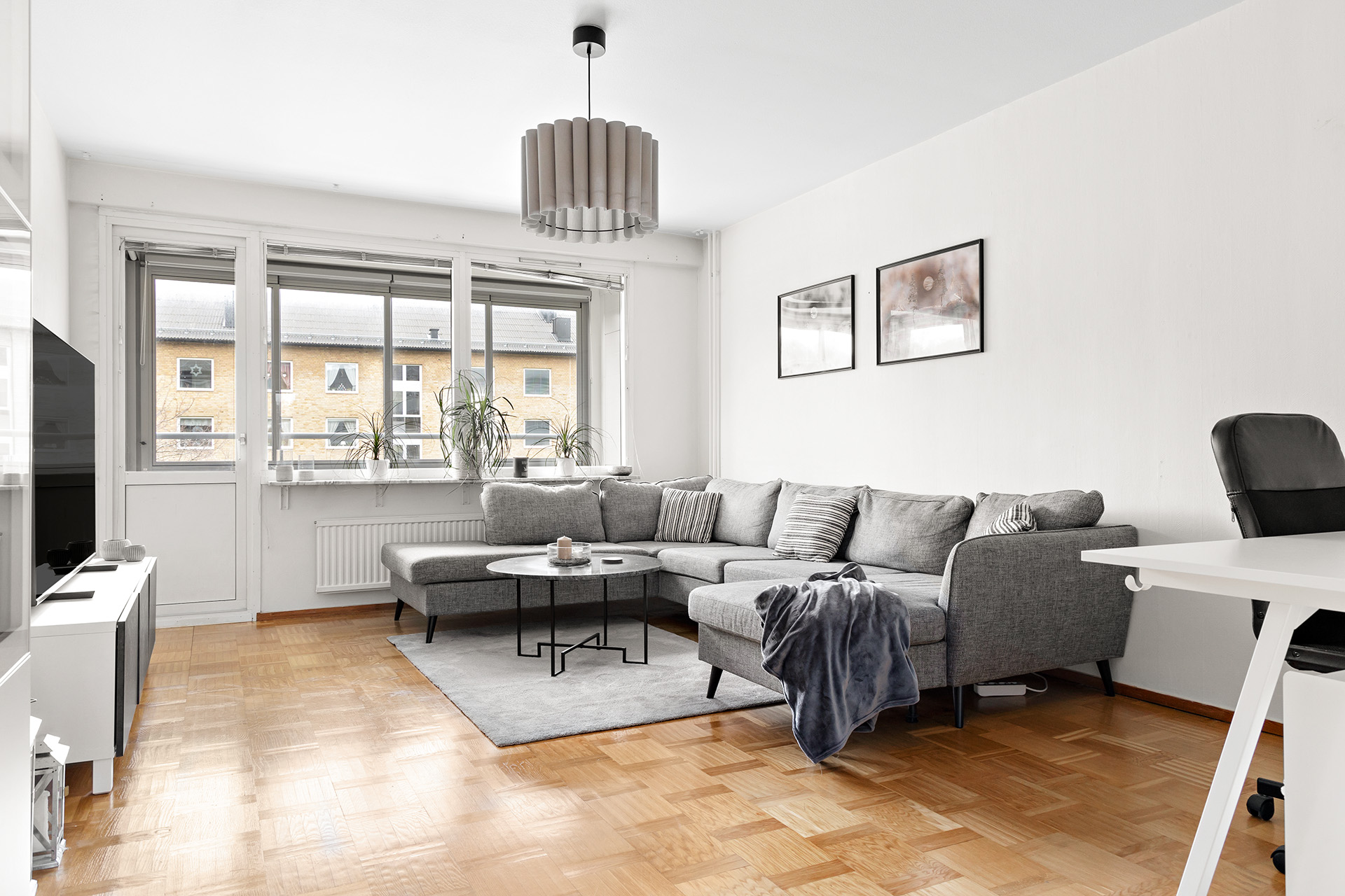 Stort trevligt vardagsrum