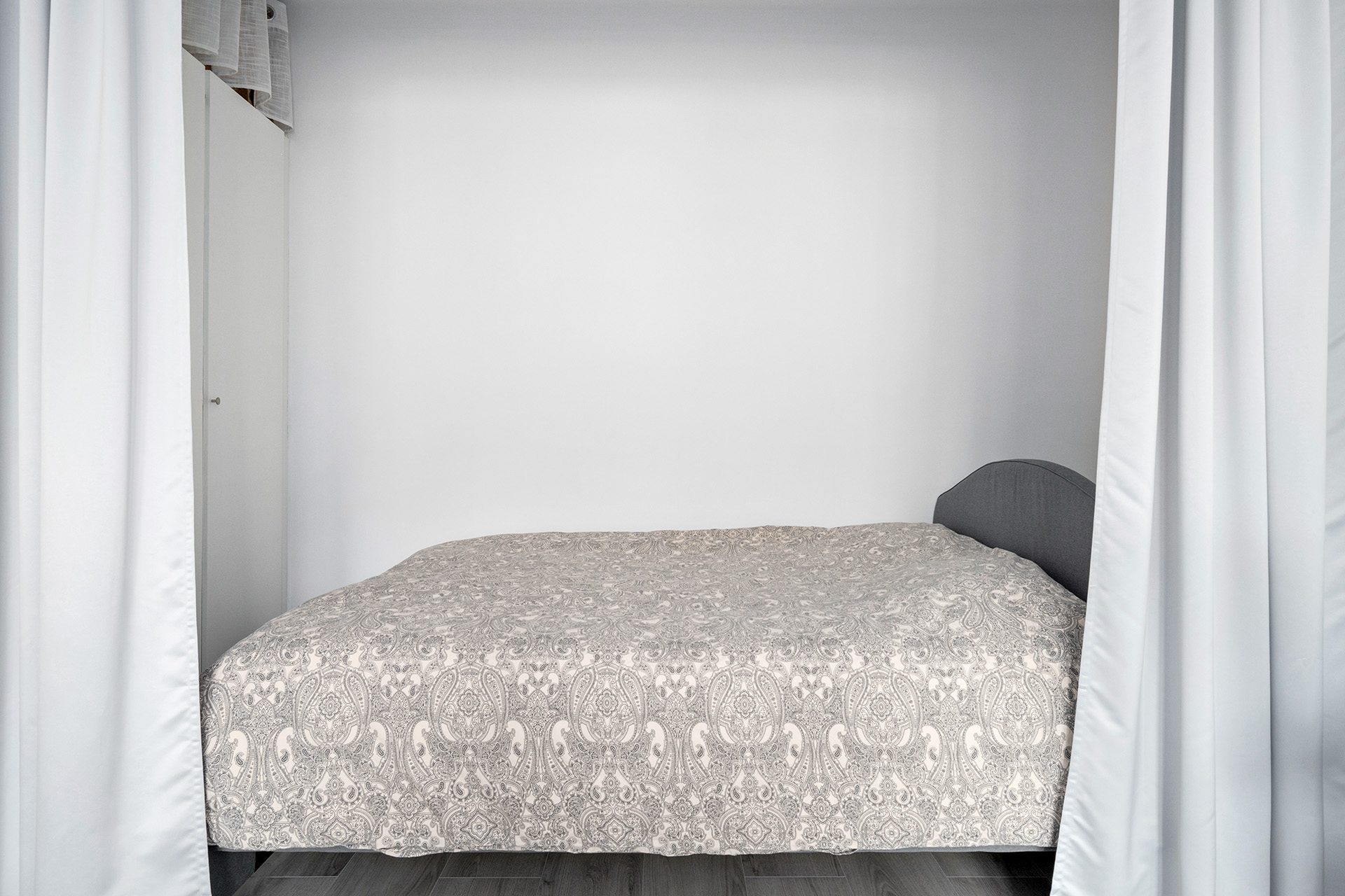 Sovalkov med möjlighet till avskärmning