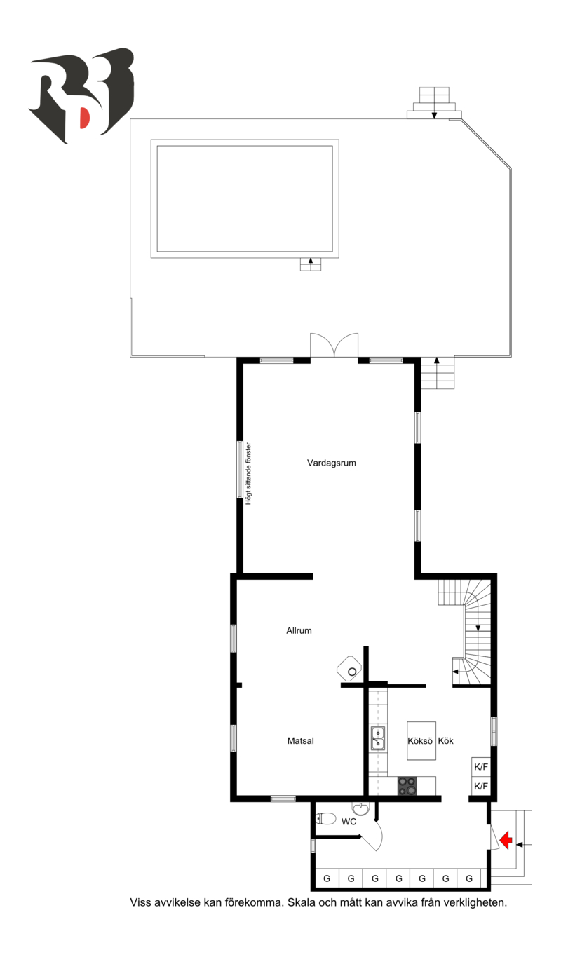 Planlösning Bottenplan