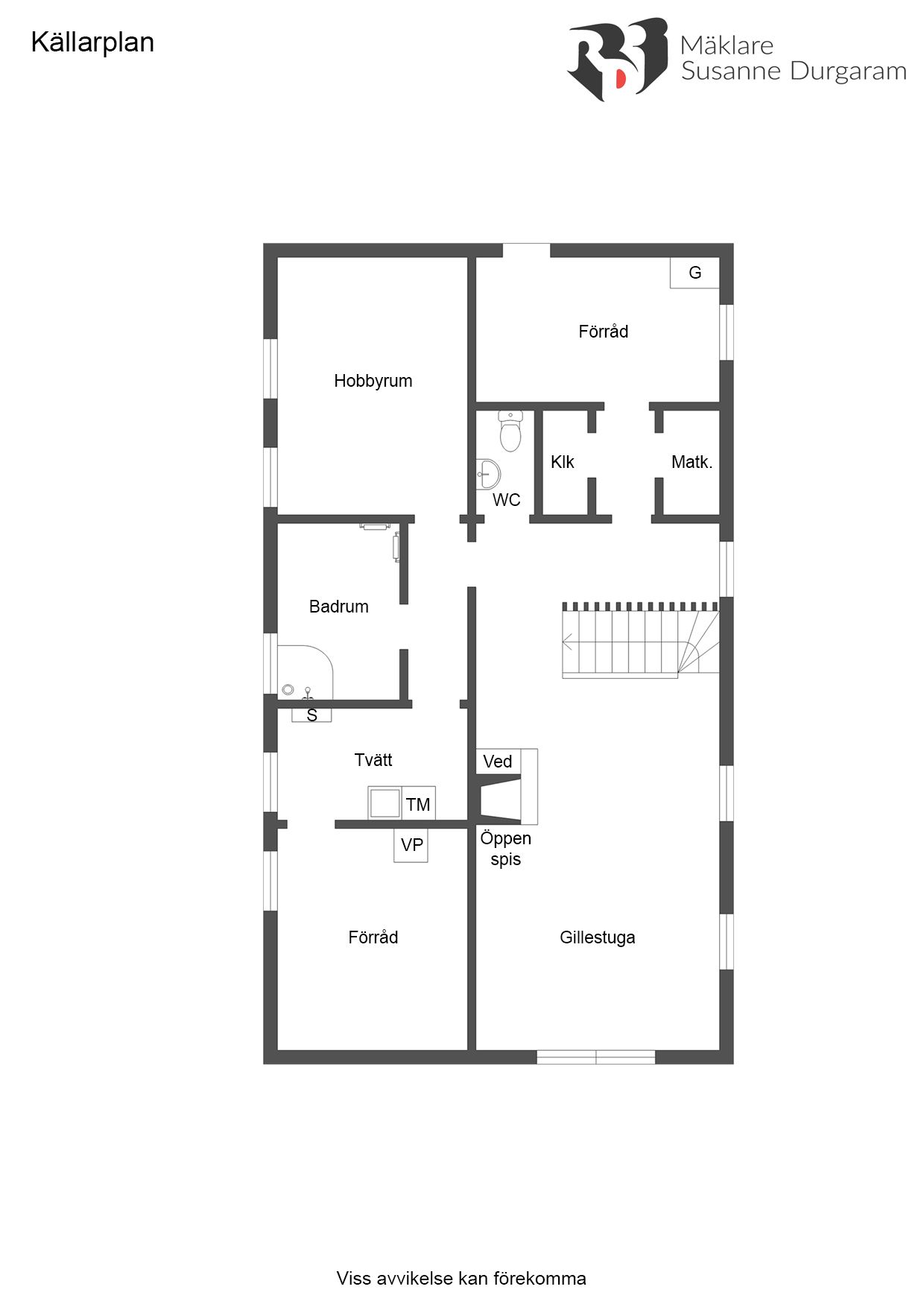Planlösning källarplan