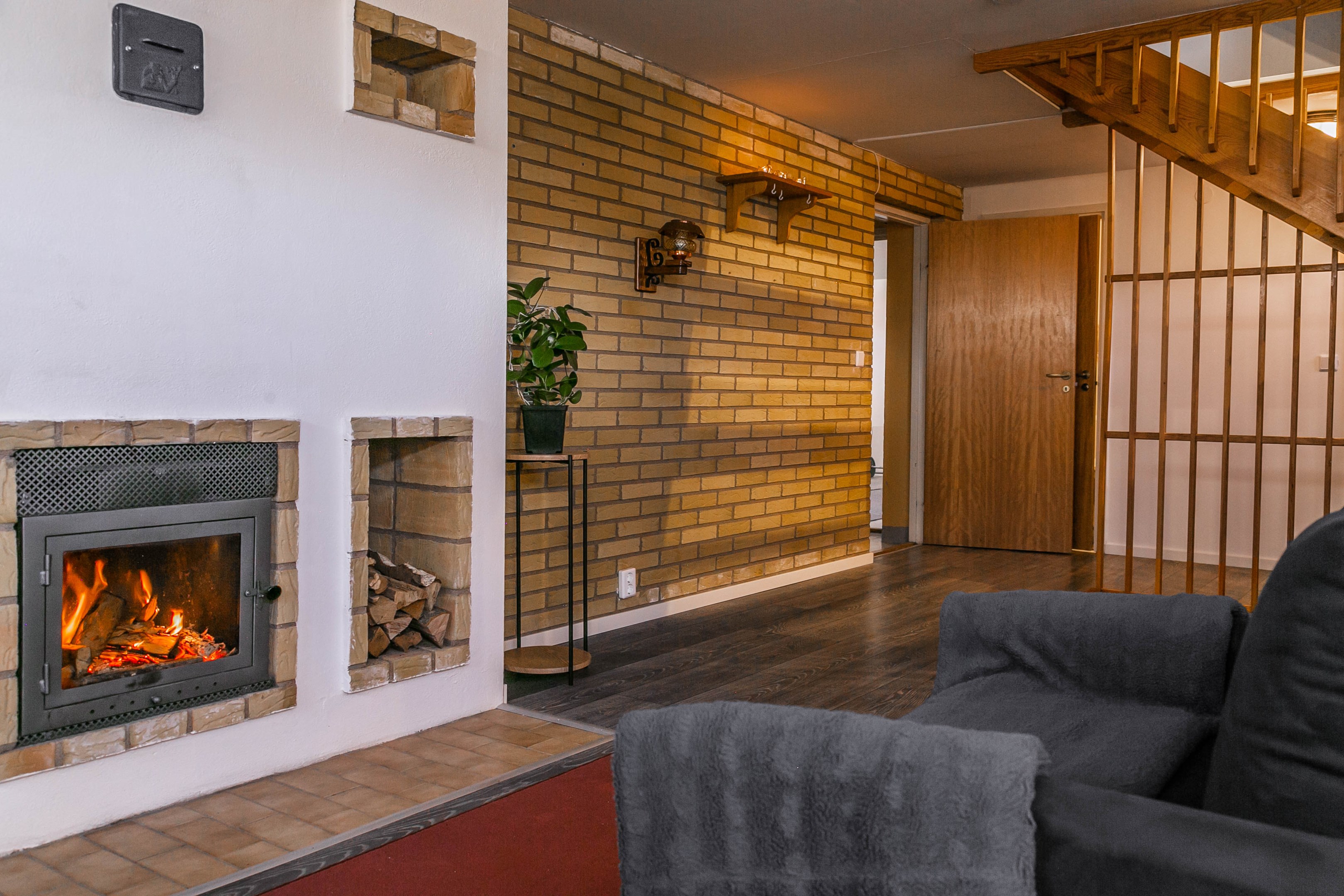 Trevlig gillestuga i källaren