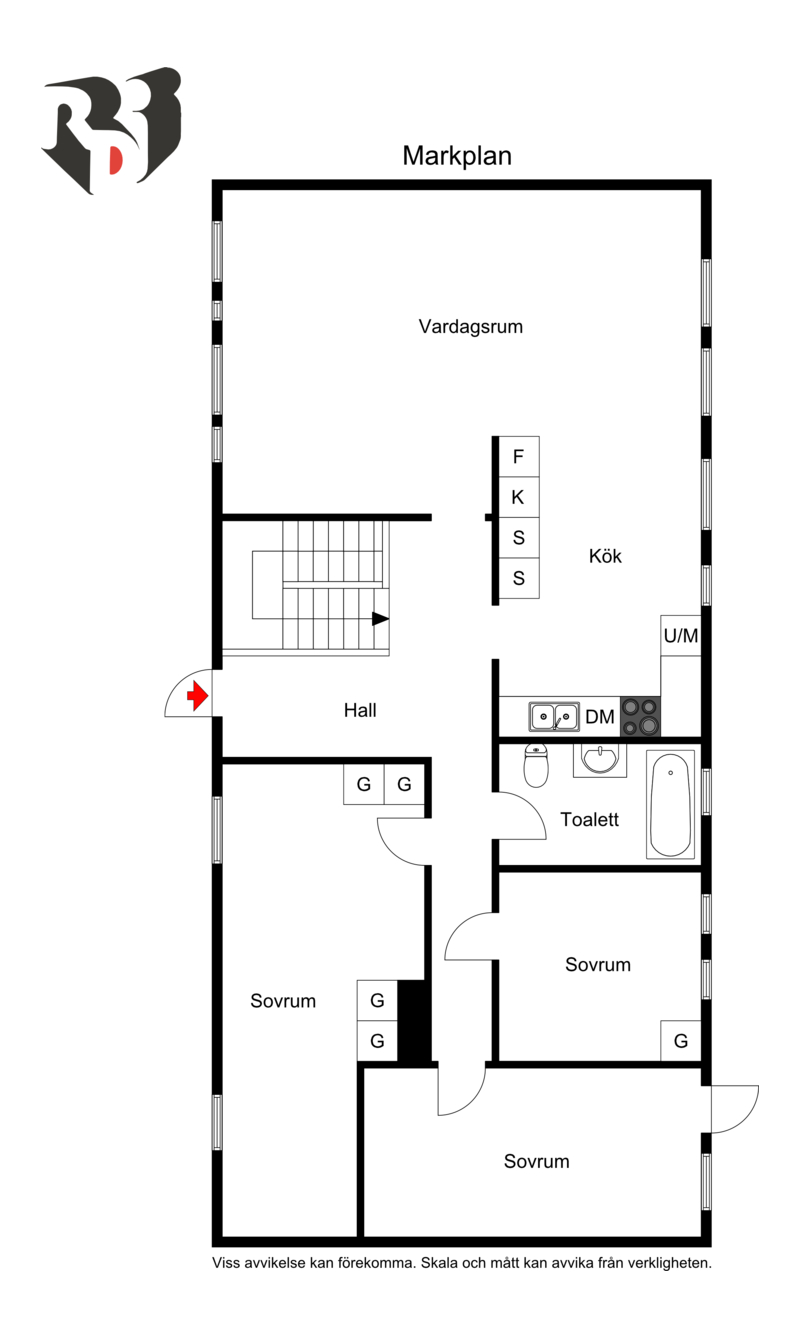 Planlösning Markplan