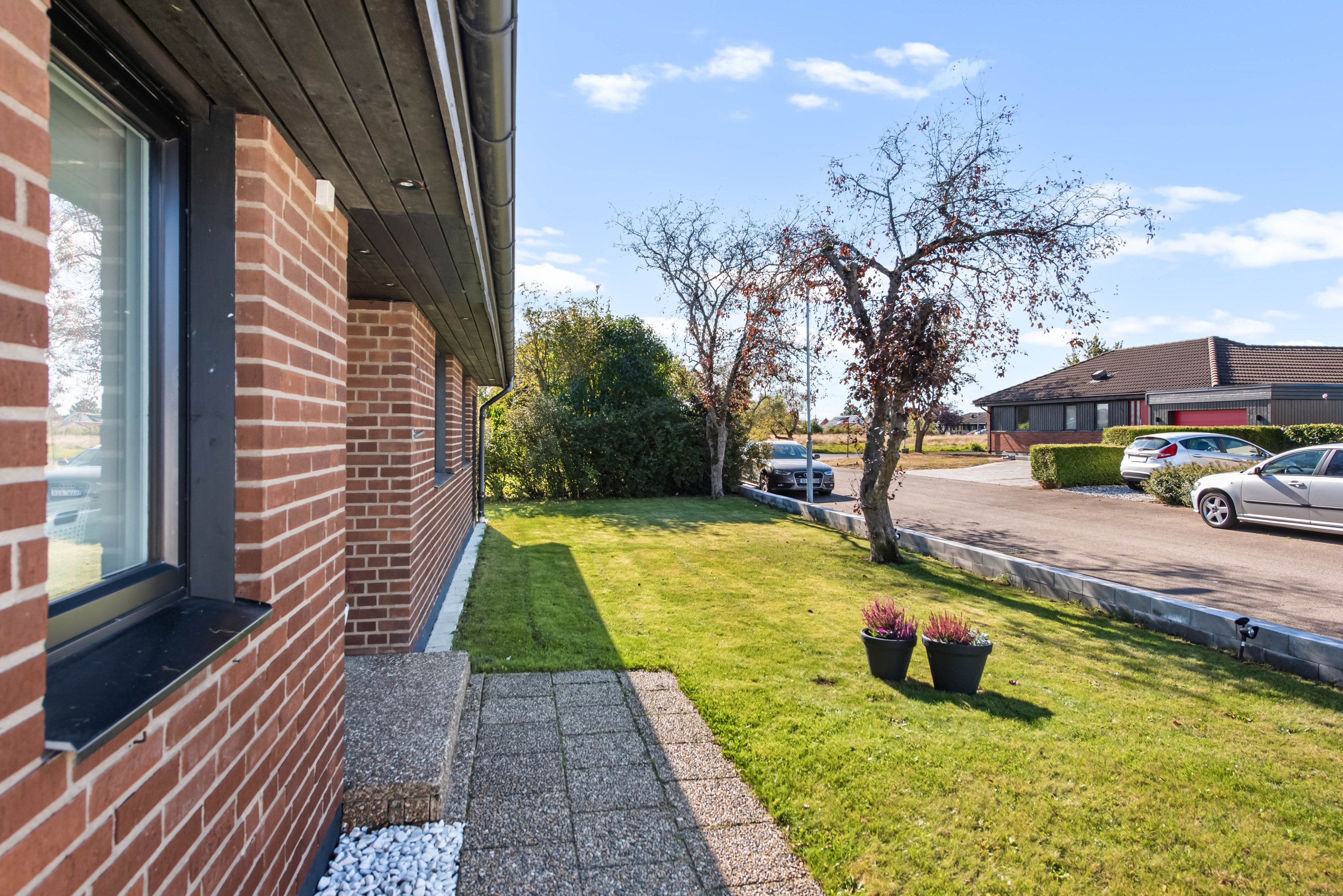 Stenläggning från infarten