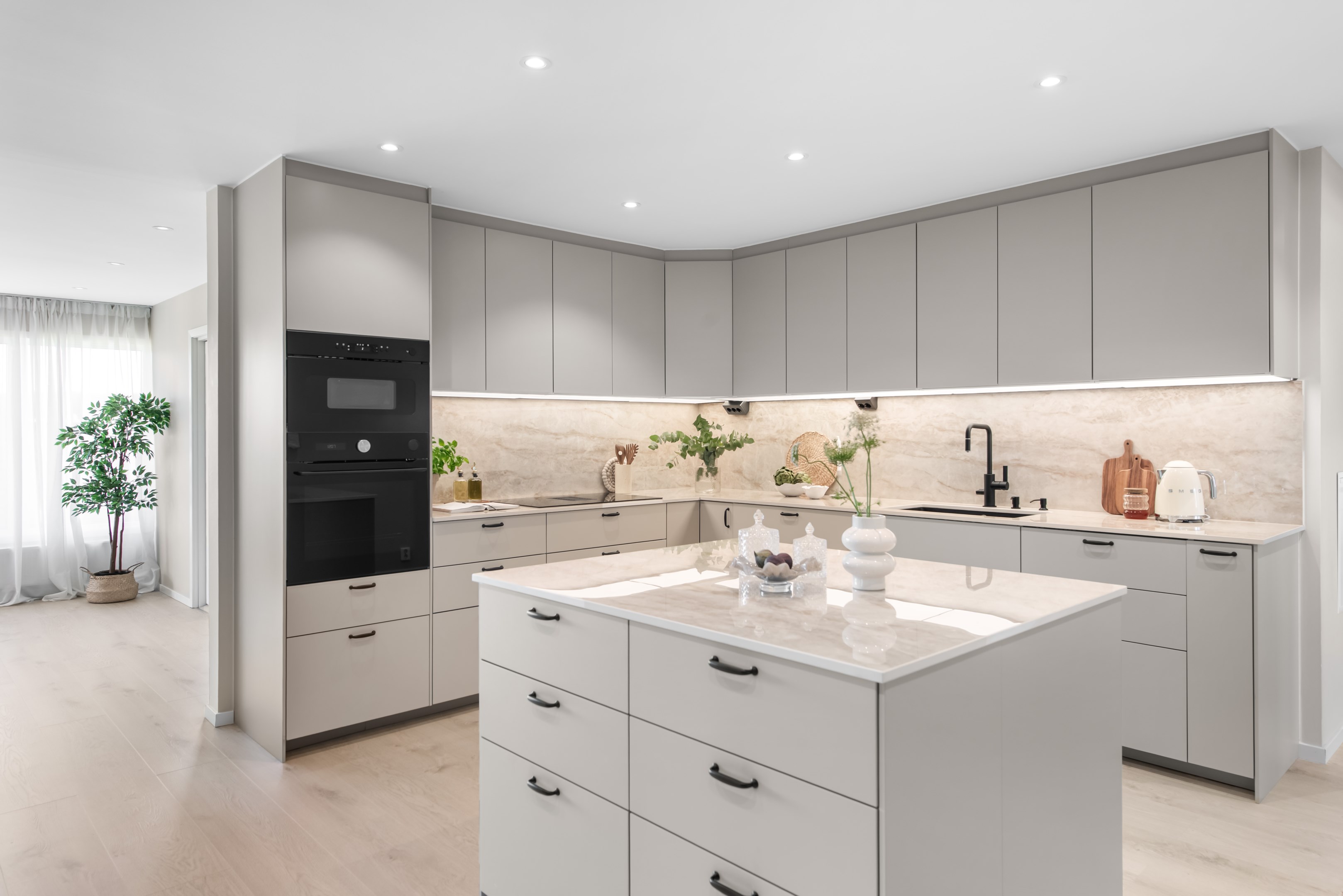 Trevligt och stort kök