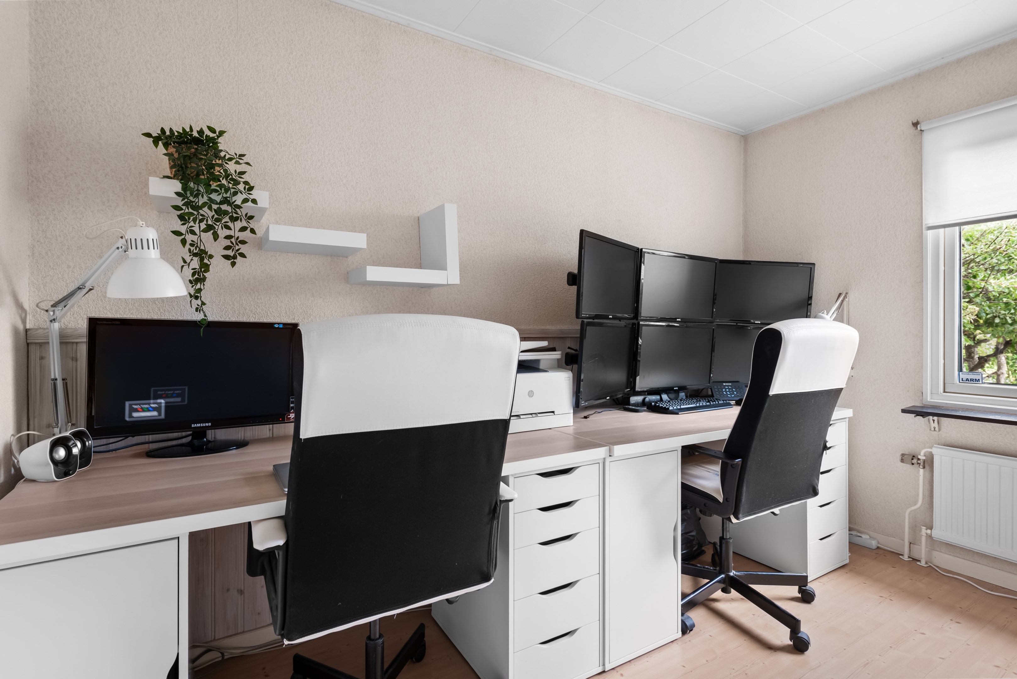 Kontor idag - funkar som sovrum