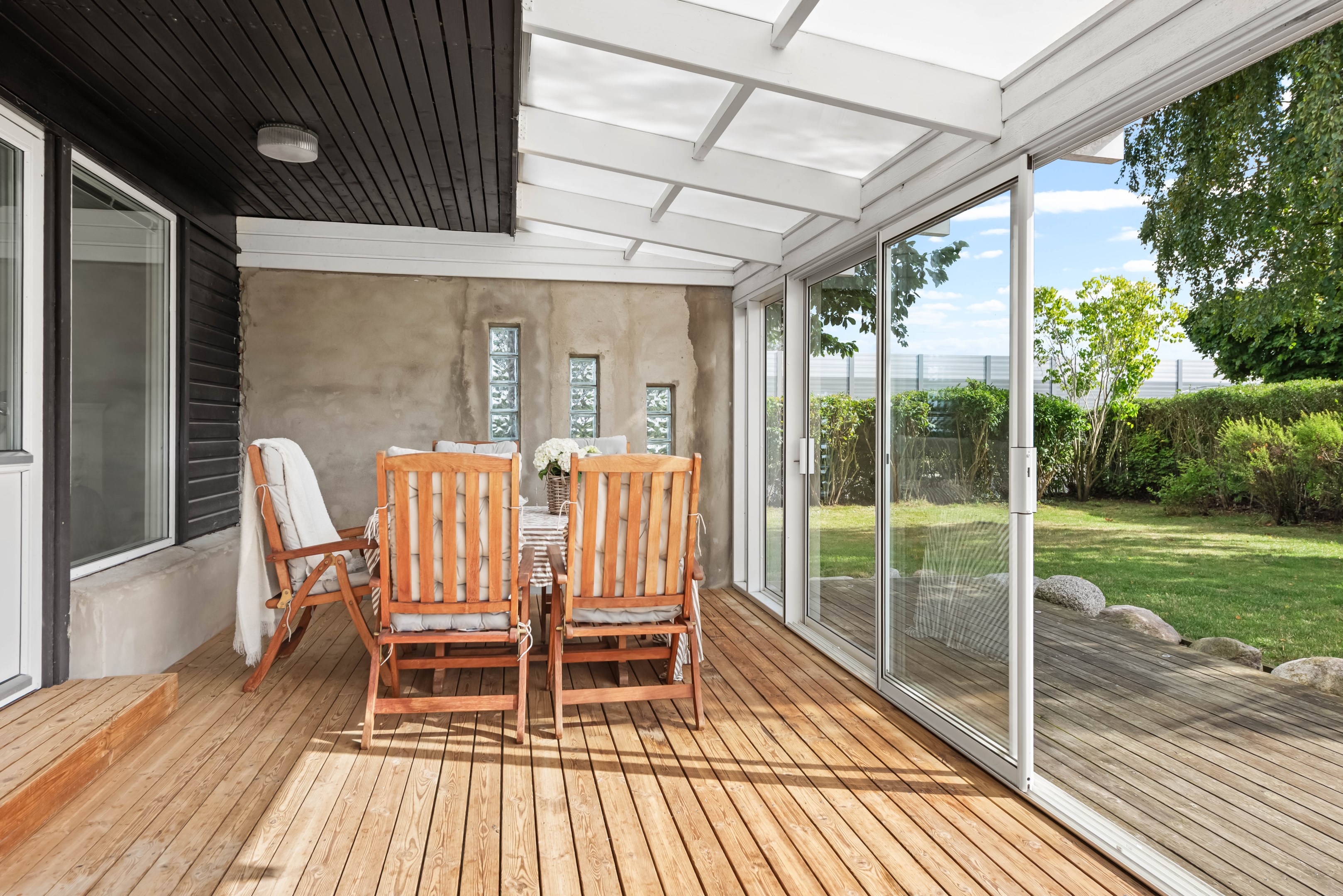 Uterum med trädäck