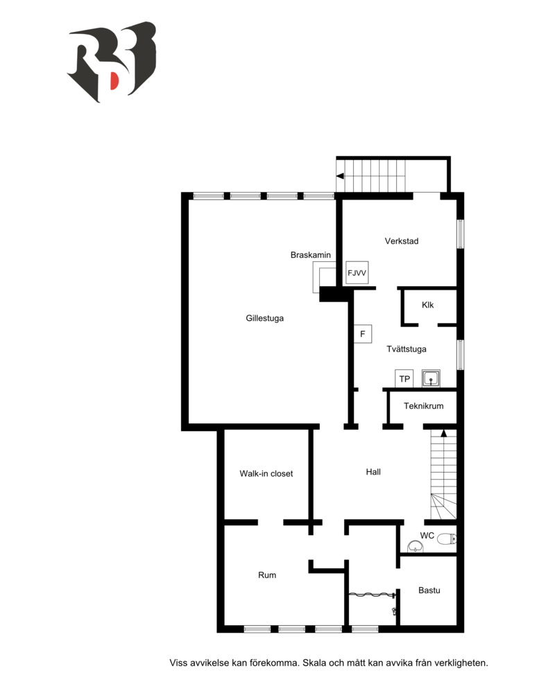 Planlösning källare