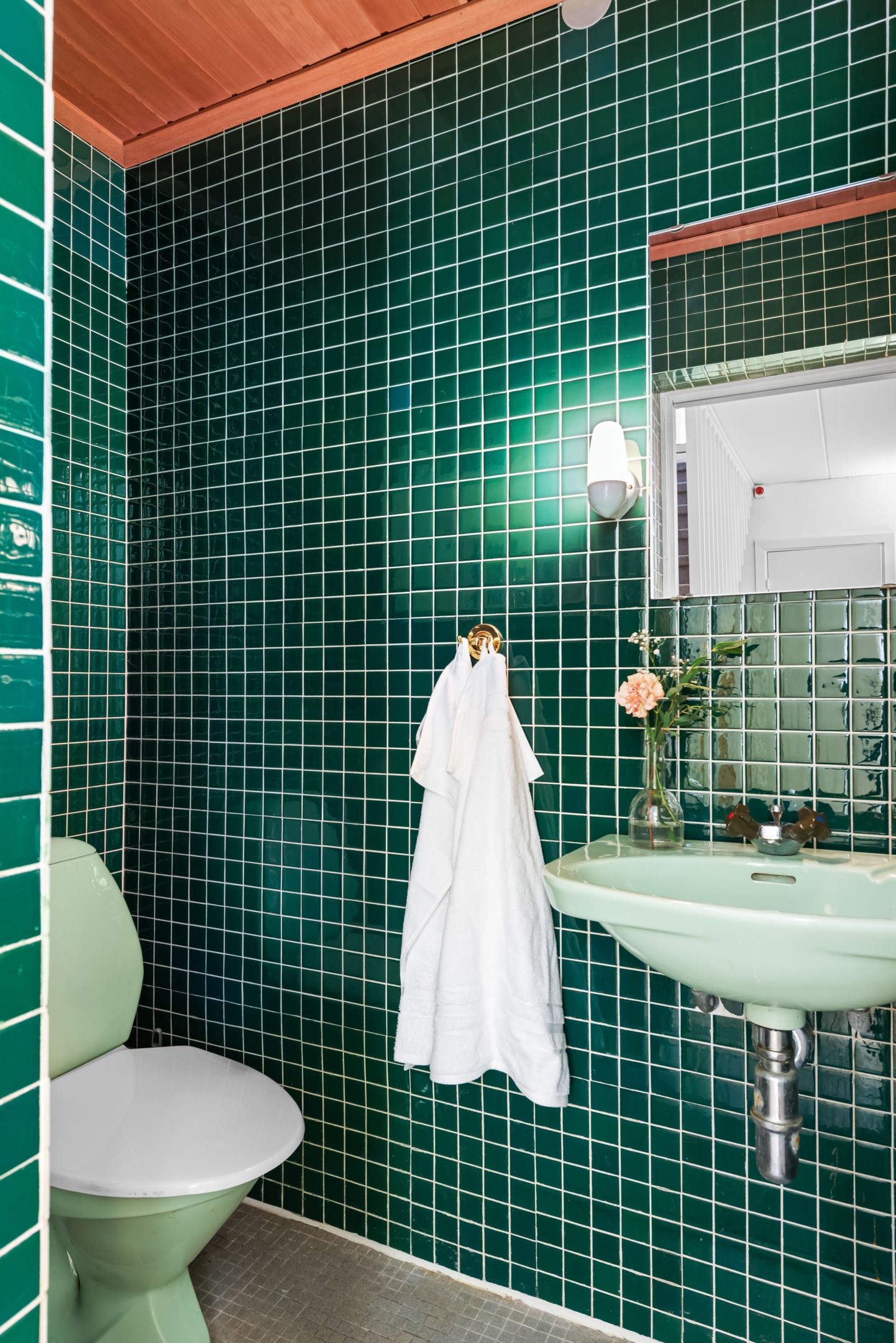 WC i källaren som jag kallar K-märkt. Verkligen unikt.