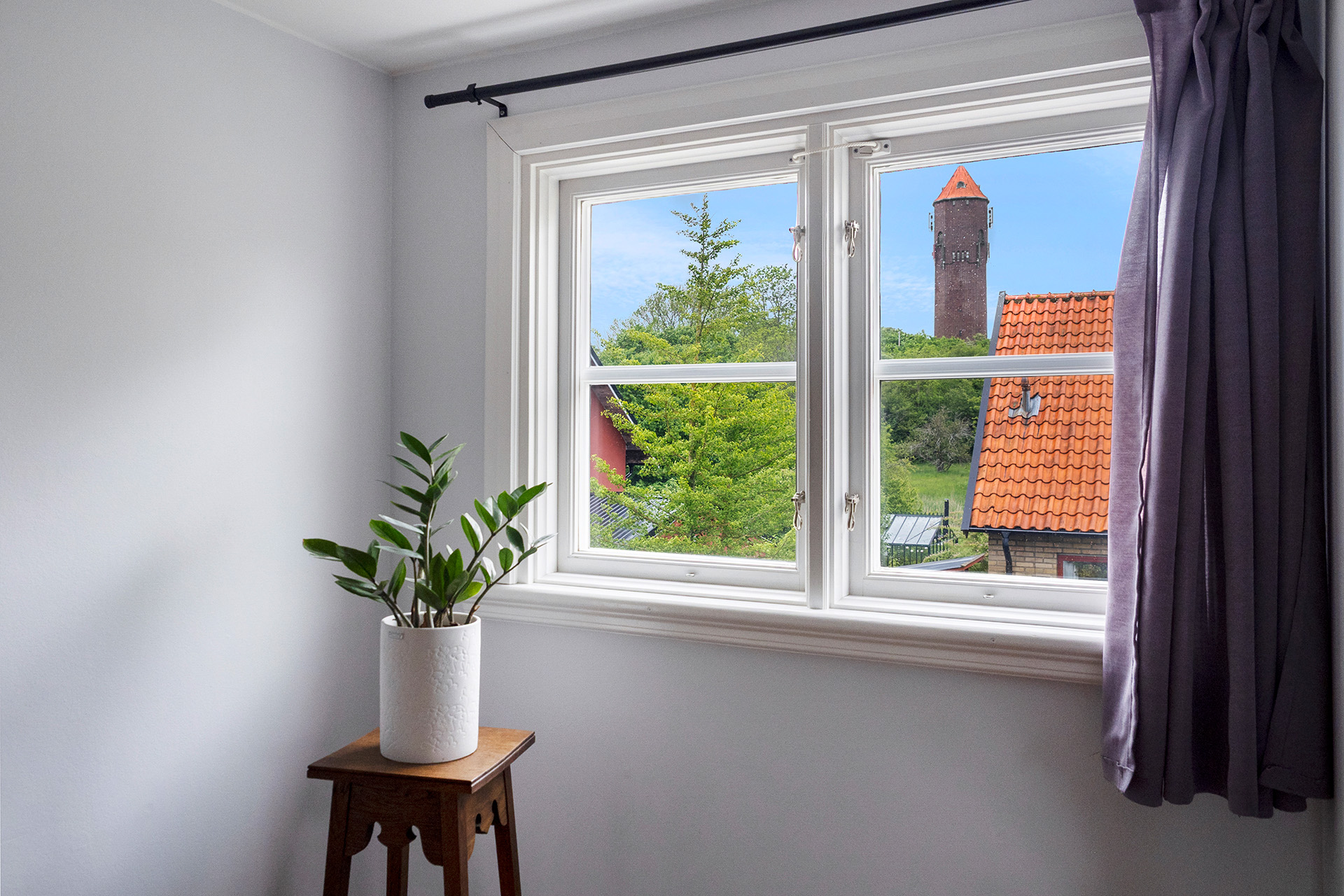 Härlig utsikt från ovanvåning