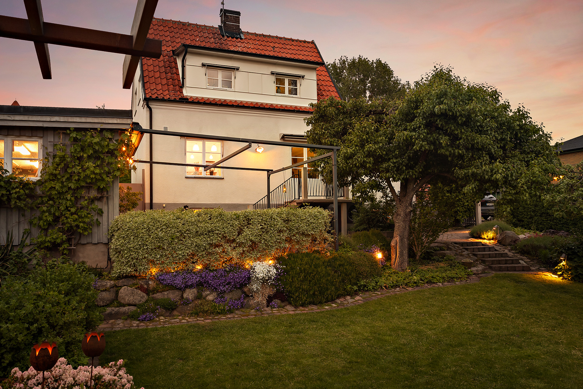 Vackert även på kvällen