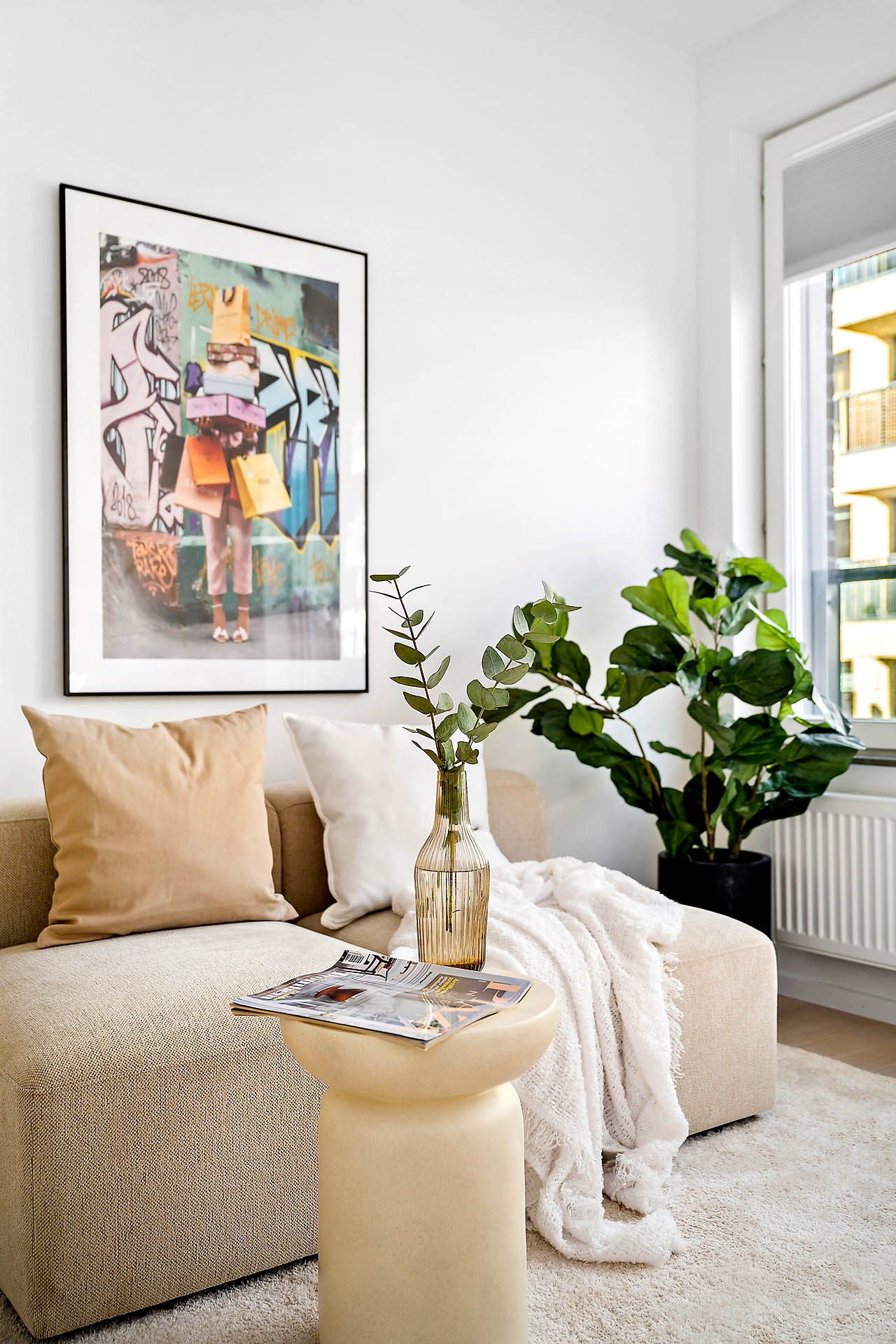 Härligt ljus i rummet