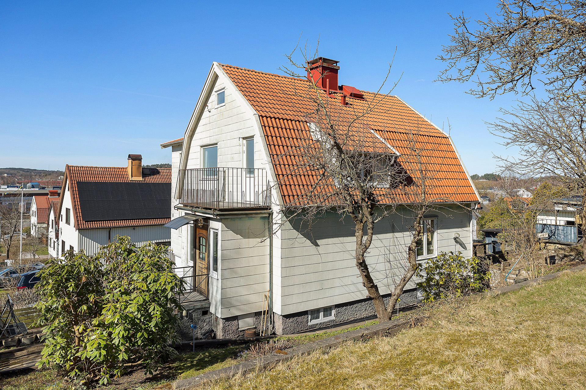 Östra sidan av huset