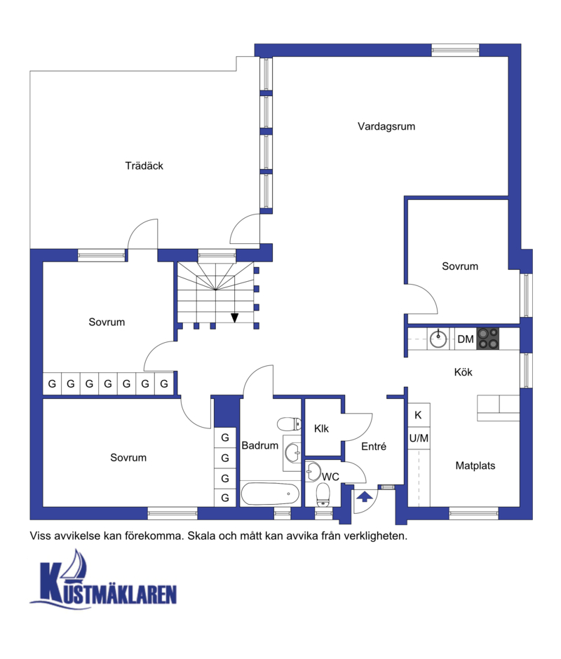 Planritning - Entréplan