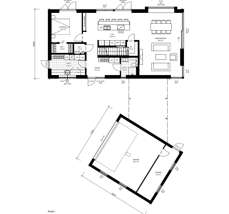 Planritning - Entréplan
