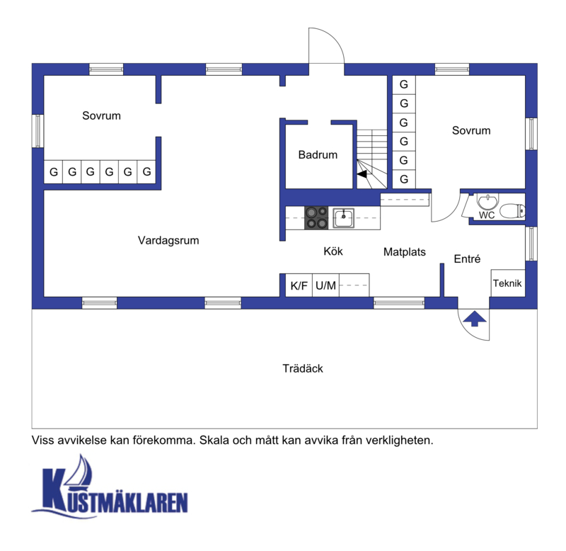 Planritning - Entréplan