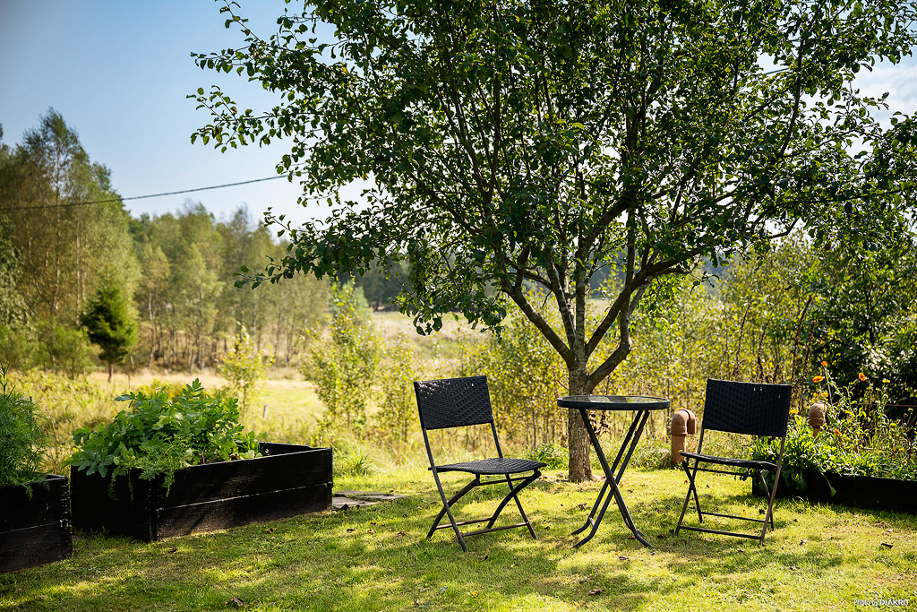Utsikt mot öppna fält