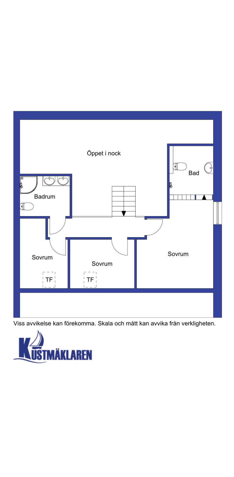 Planritning - Ovanplan