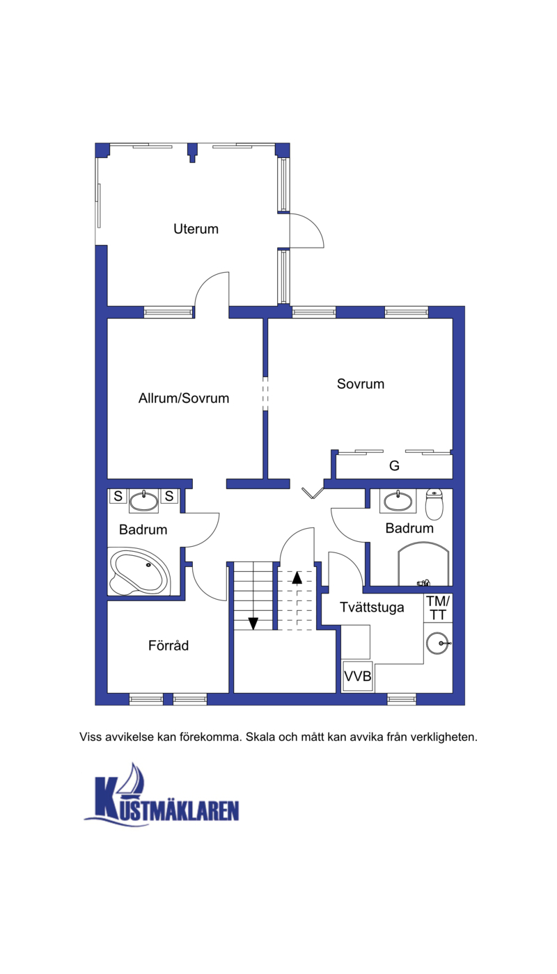 Planritning - Souterrängplan