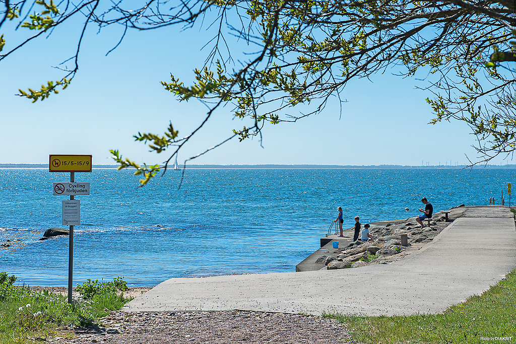 Badrocksavstånd till omtyckt morgonbrygga
