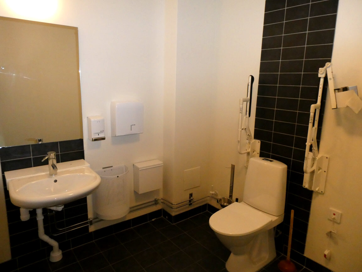 WC på kontorsvåningen
