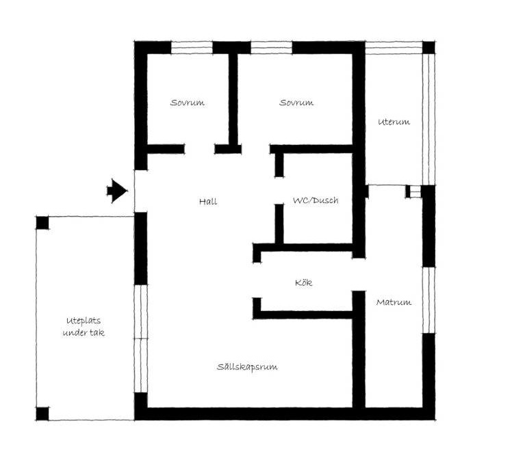 Planskiss Lillstugan