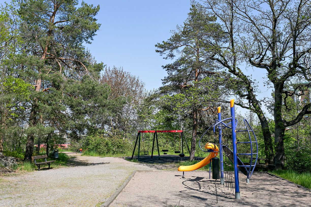 Lekplats i området