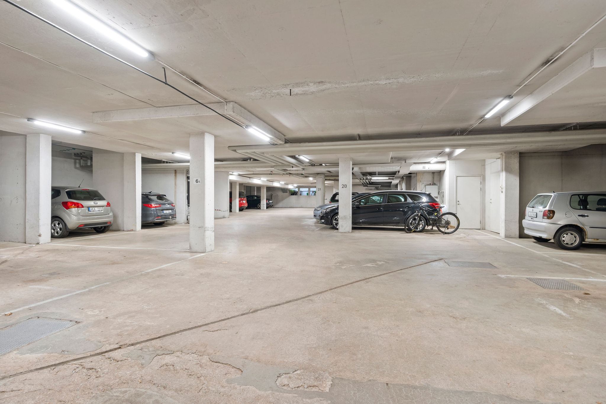 Del av föreningens garage