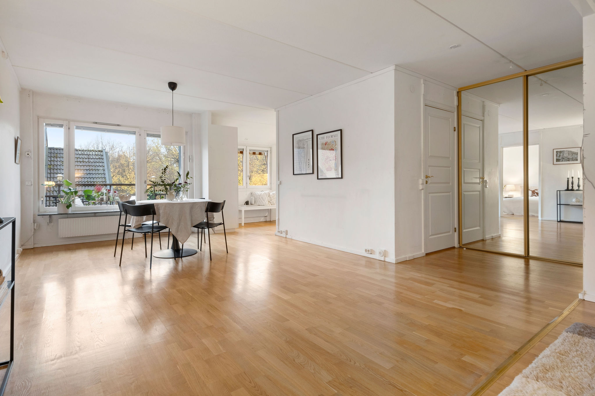 Genomgående & öppen planlösning