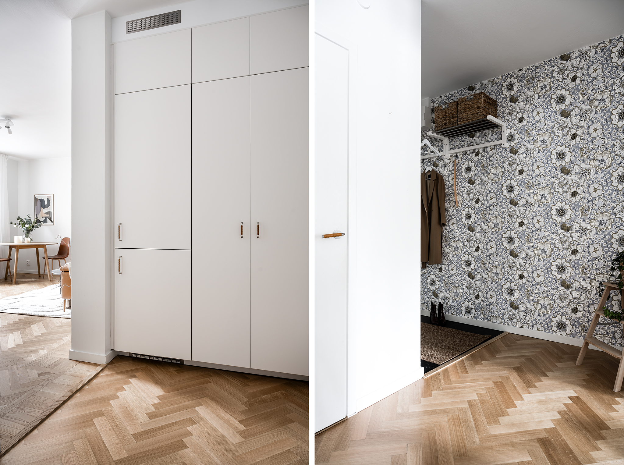 Hall med smarta förvaringslösningar