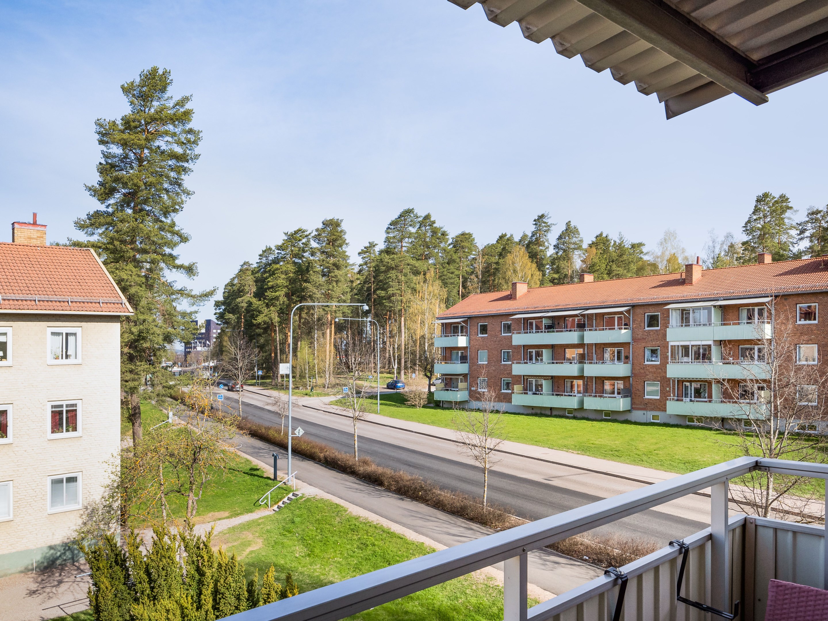 Vy från balkong